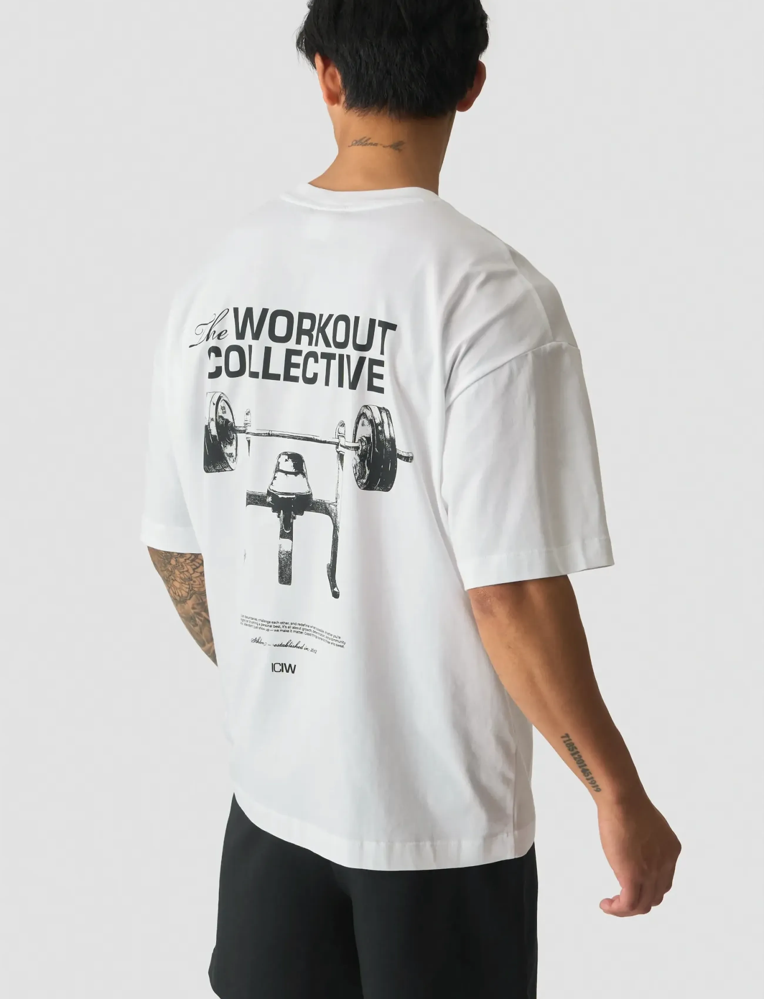 ICANIWILL - Everyday Oversized T-shirt Print M - tops & t-shirts - white snow - 3