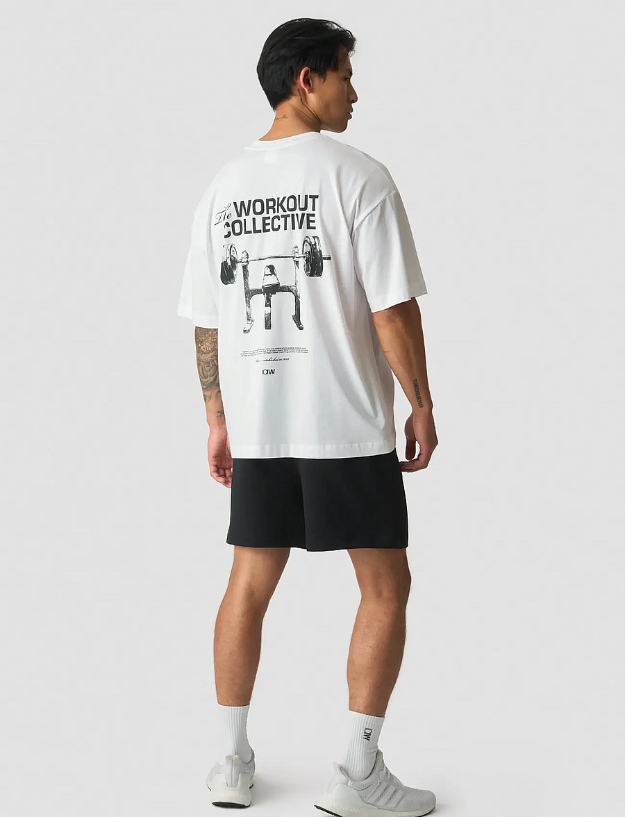 ICANIWILL - Everyday Oversized T-shirt Print M - tops & t-shirts - white snow - 5