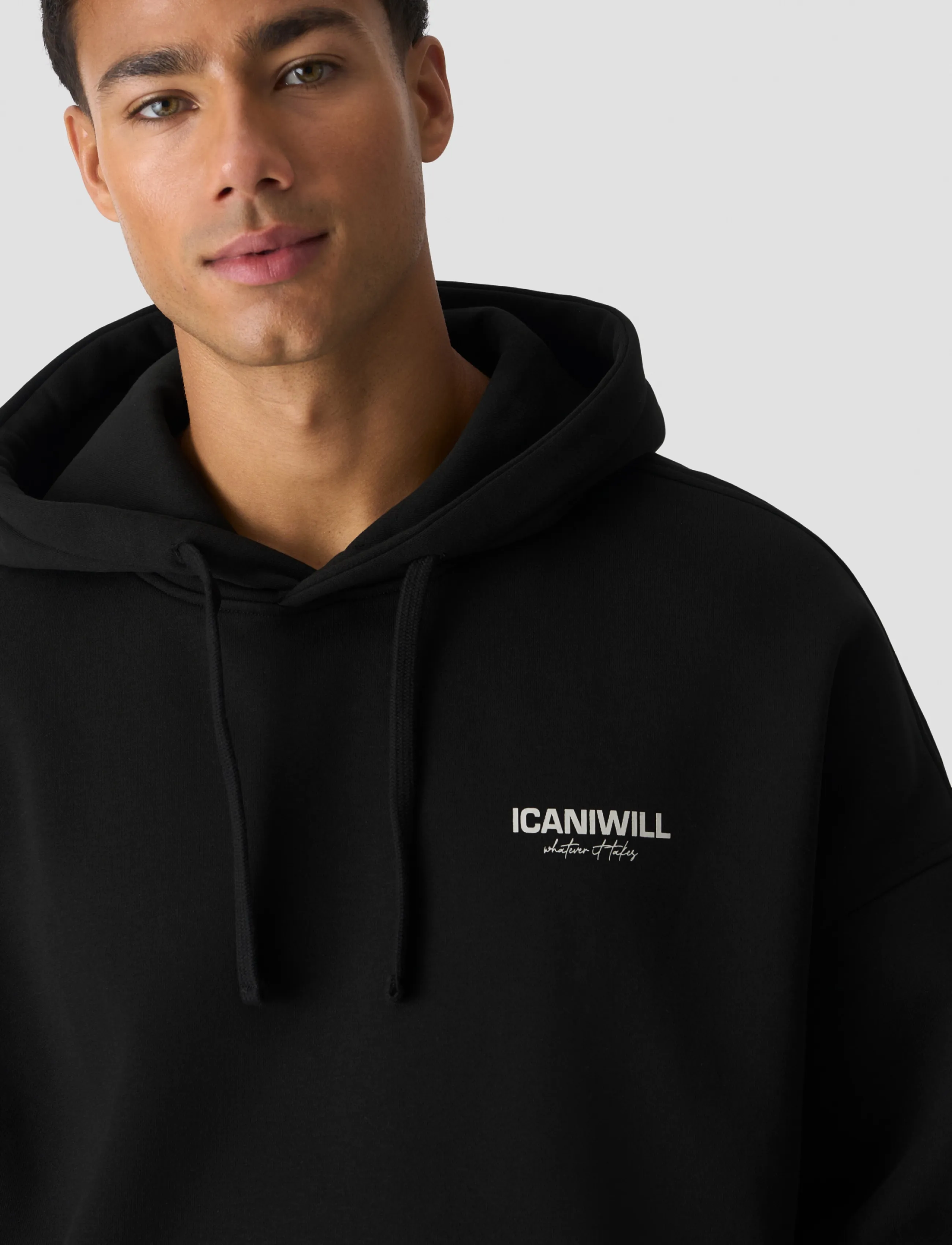ICANIWILL - Everyday Relaxed Hoodie Print M - kapuutsiga dressipluusid - black_1 - 4