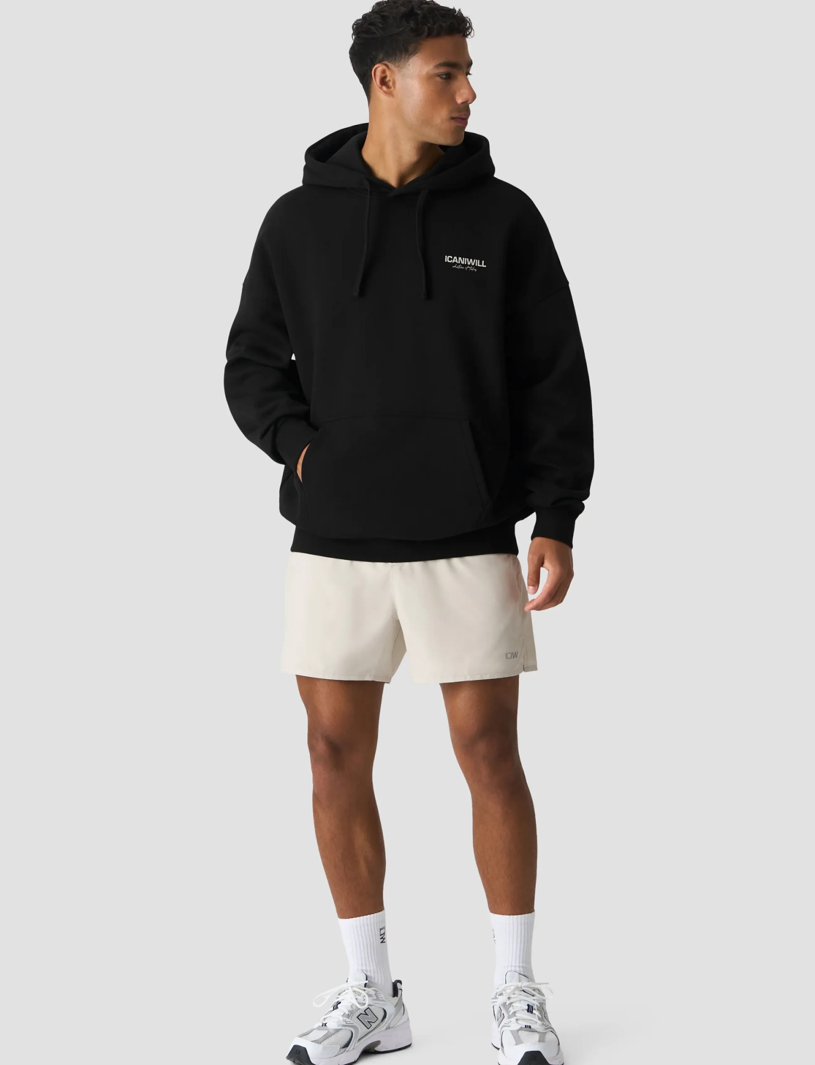 ICANIWILL - Everyday Relaxed Hoodie Print M - kapuutsiga dressipluusid - black_1 - 5