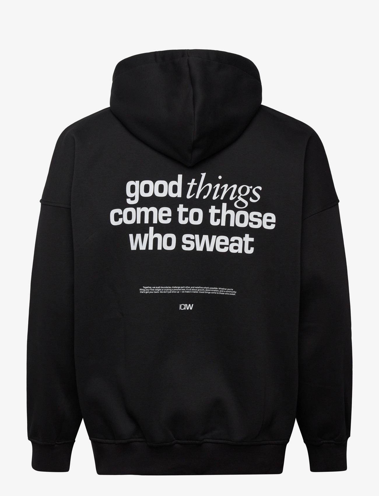 ICANIWILL - Everyday Relaxed Hoodie Print M - oberteile - black - 2