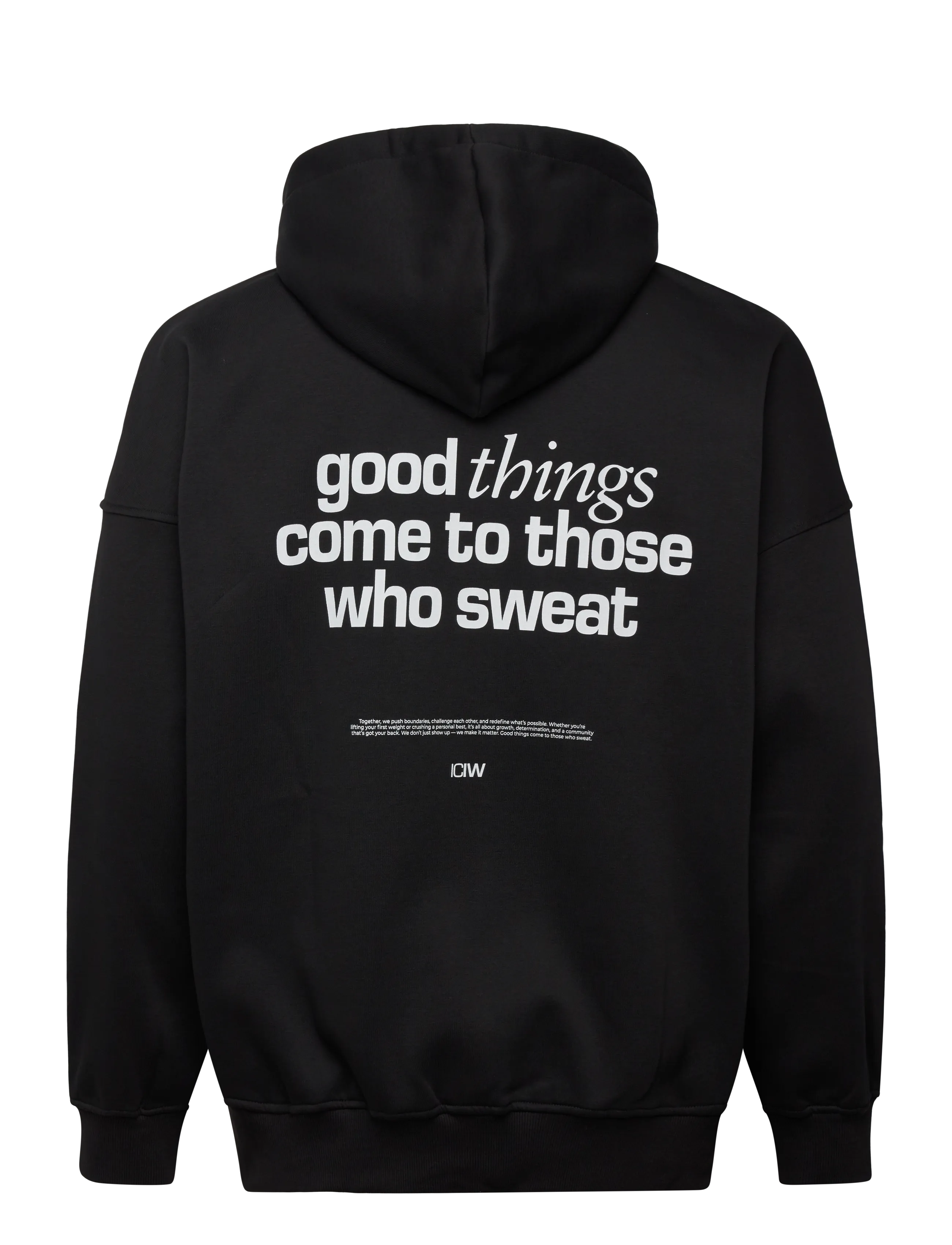 ICANIWILL - Everyday Relaxed Hoodie Print M - oberteile - black - 2
