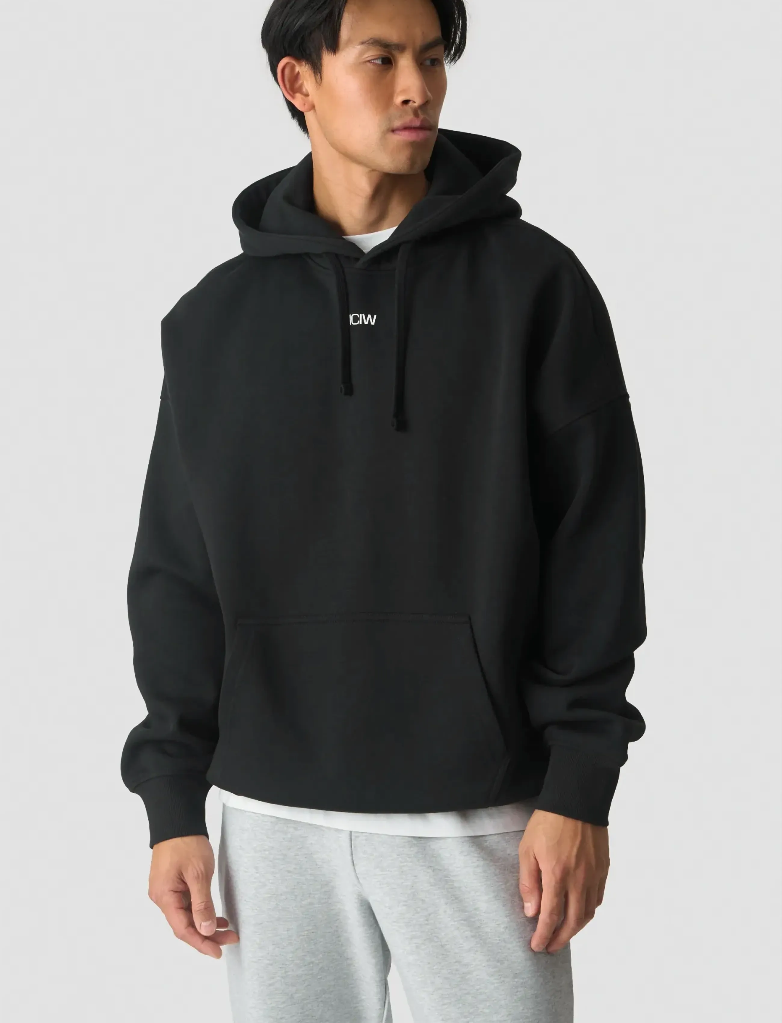 ICANIWILL Everyday Relaxed Hoodie Print M - Dressipluusid - BLACK / black