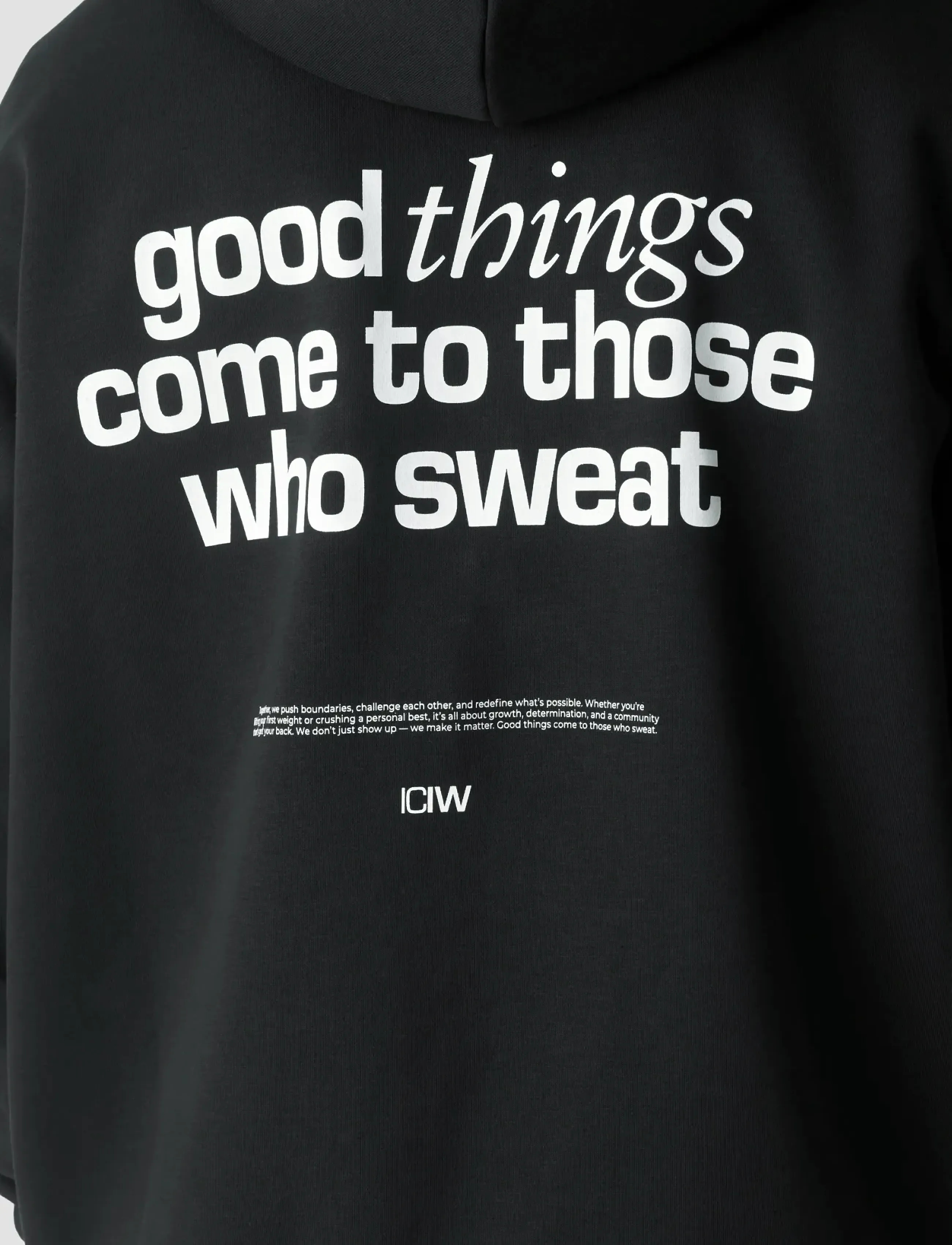 ICANIWILL - Everyday Relaxed Hoodie Print M - oberteile - black - 4