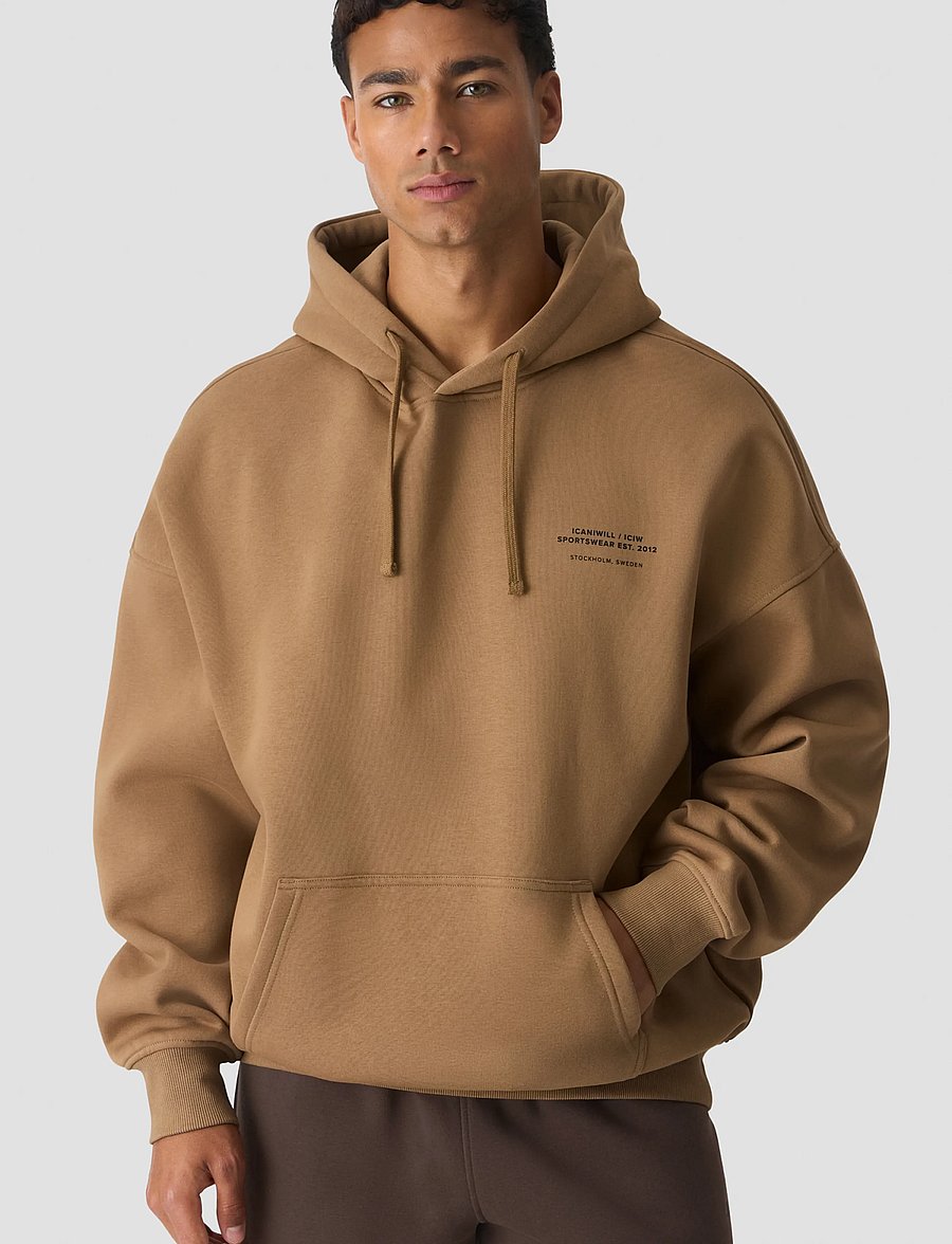 ICANIWILL - Everyday Relaxed Hoodie Print M - sweatshirts - cashmere - 3