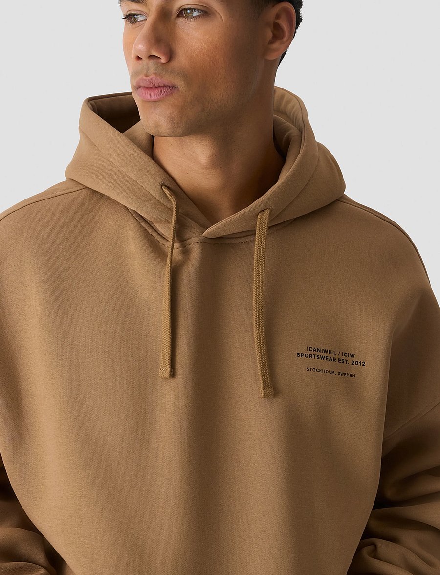 ICANIWILL - Everyday Relaxed Hoodie Print M - sweatshirts - cashmere - 5