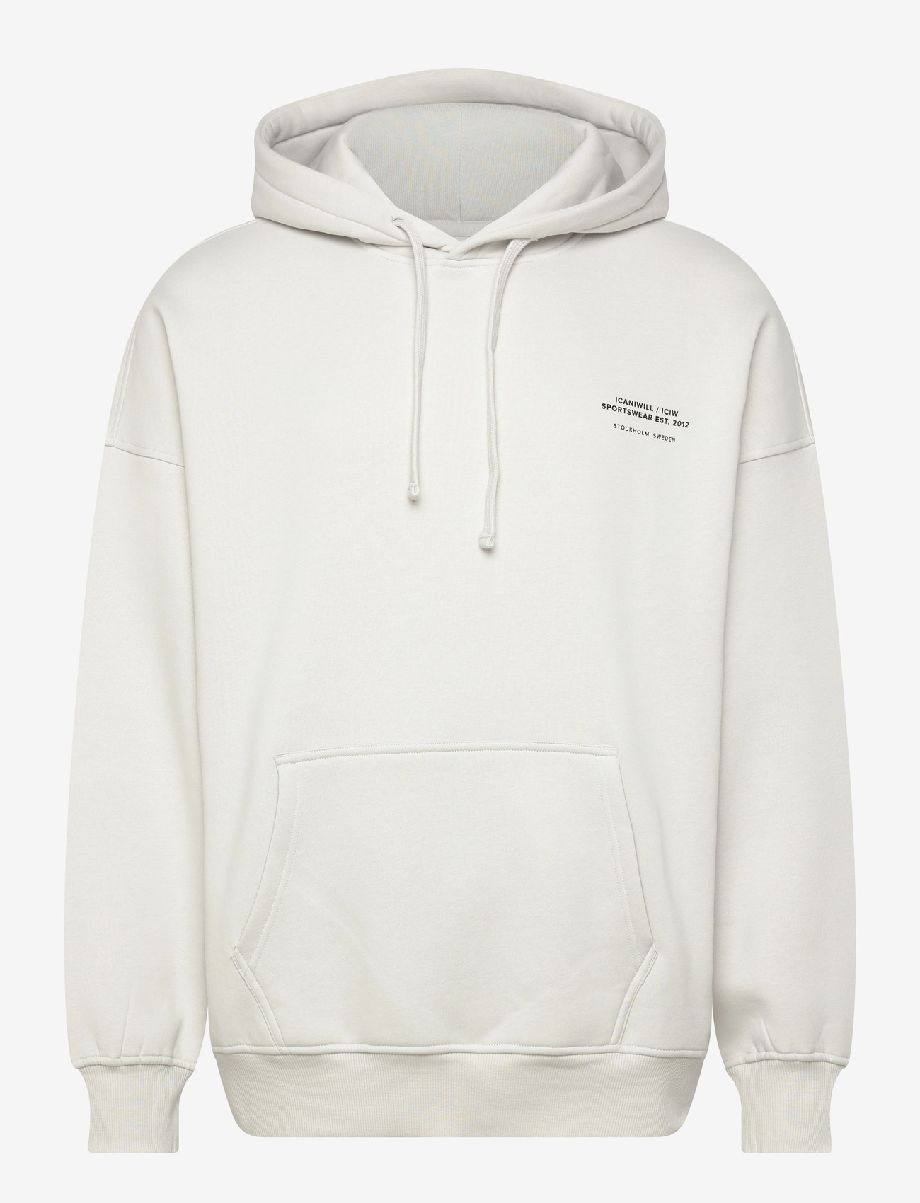 ICANIWILL - Everyday Relaxed Hoodie Print M - oberteile - lunar grey - 1