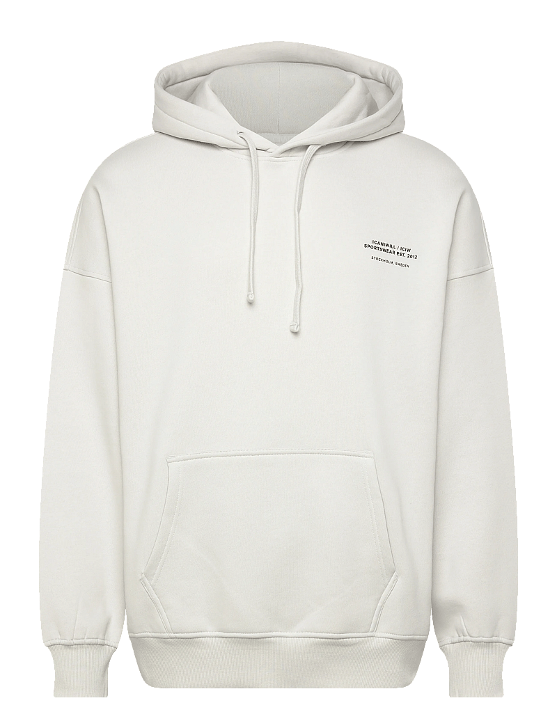 ICANIWILL - Everyday Relaxed Hoodie Print M - oberteile - lunar grey - 1