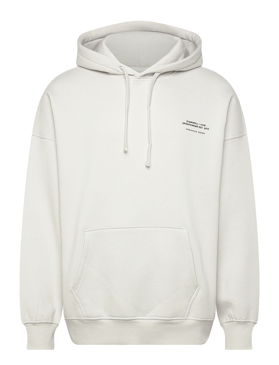 ICANIWILL - Everyday Relaxed Hoodie Print M - alussärgid - lunar grey - 1