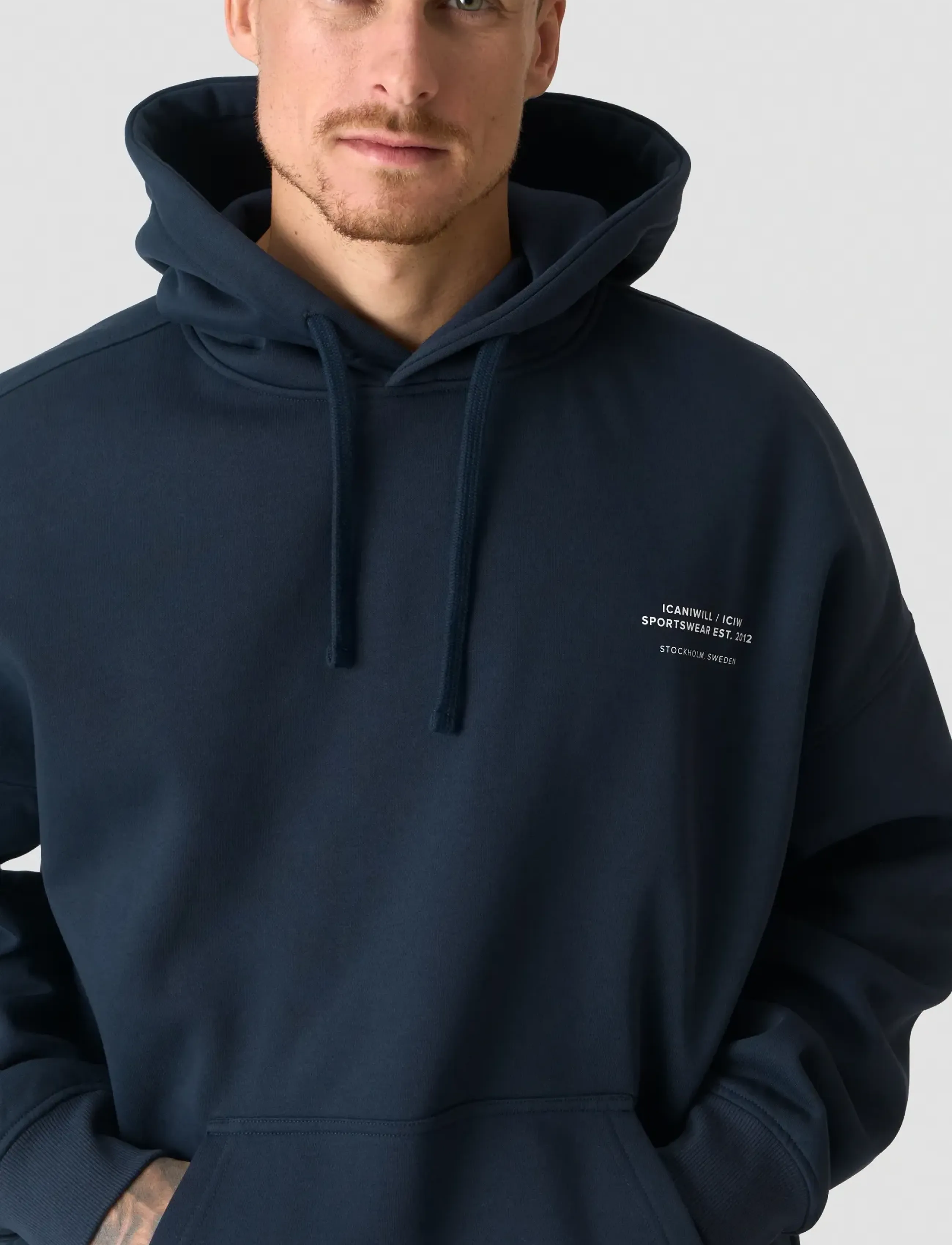 ICANIWILL - Everyday Relaxed Hoodie Print M - sweatshirts - midnight blue - 4