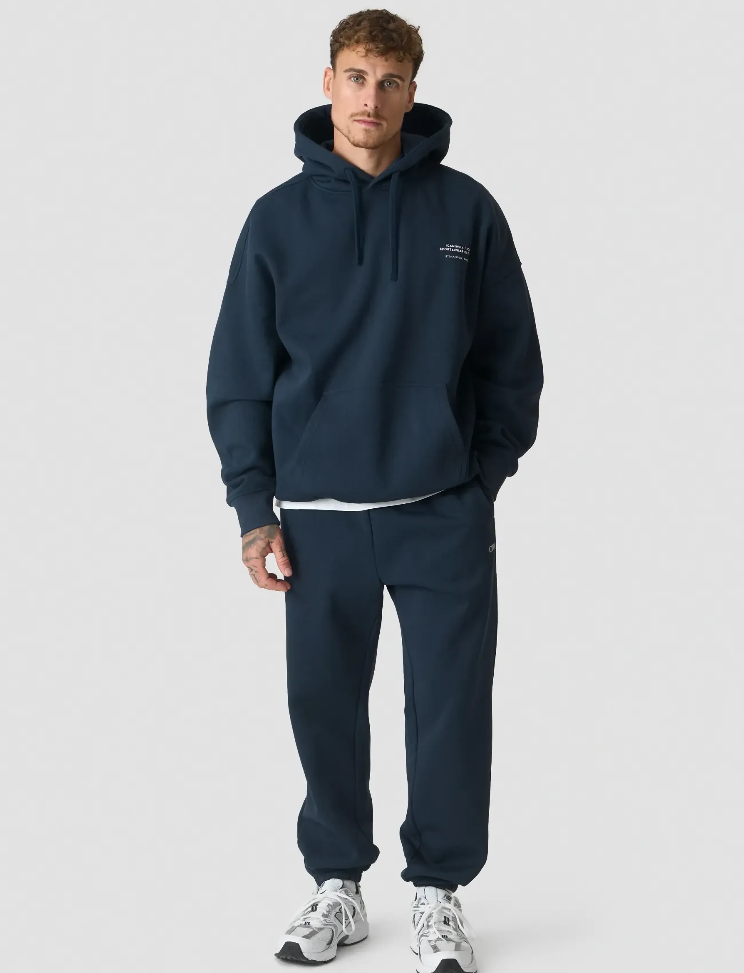 ICANIWILL - Everyday Relaxed Hoodie Print M - sweatshirts - midnight blue - 5