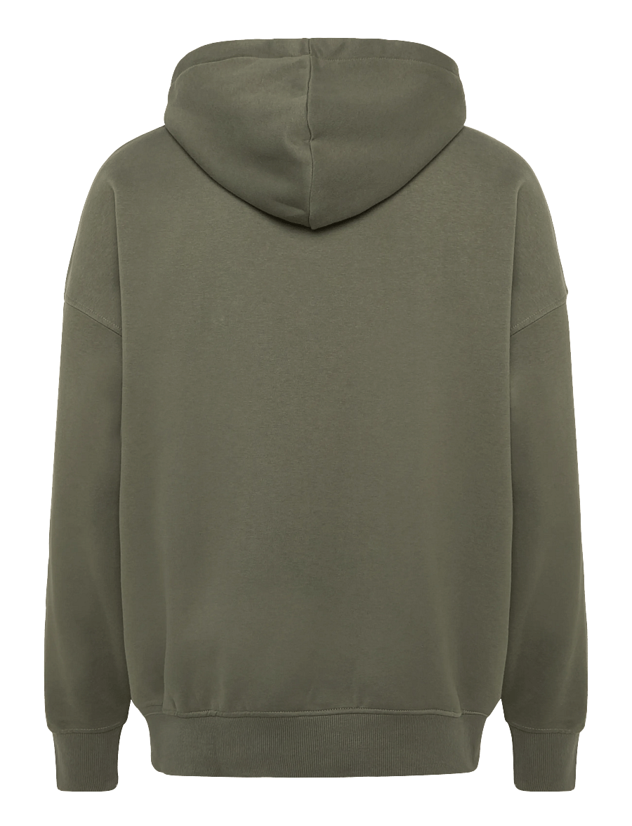 ICANIWILL - Everyday Relaxed Hoodie Print M - tops - warm green - 2