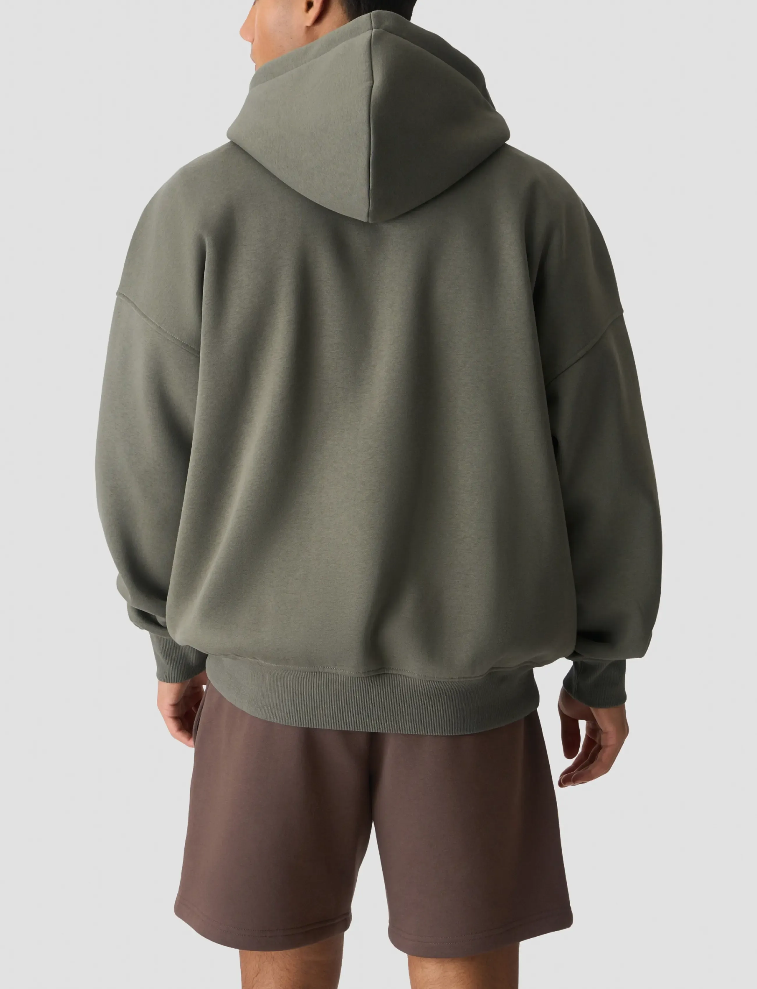 ICANIWILL - Everyday Relaxed Hoodie Print M - tops - warm green - 3