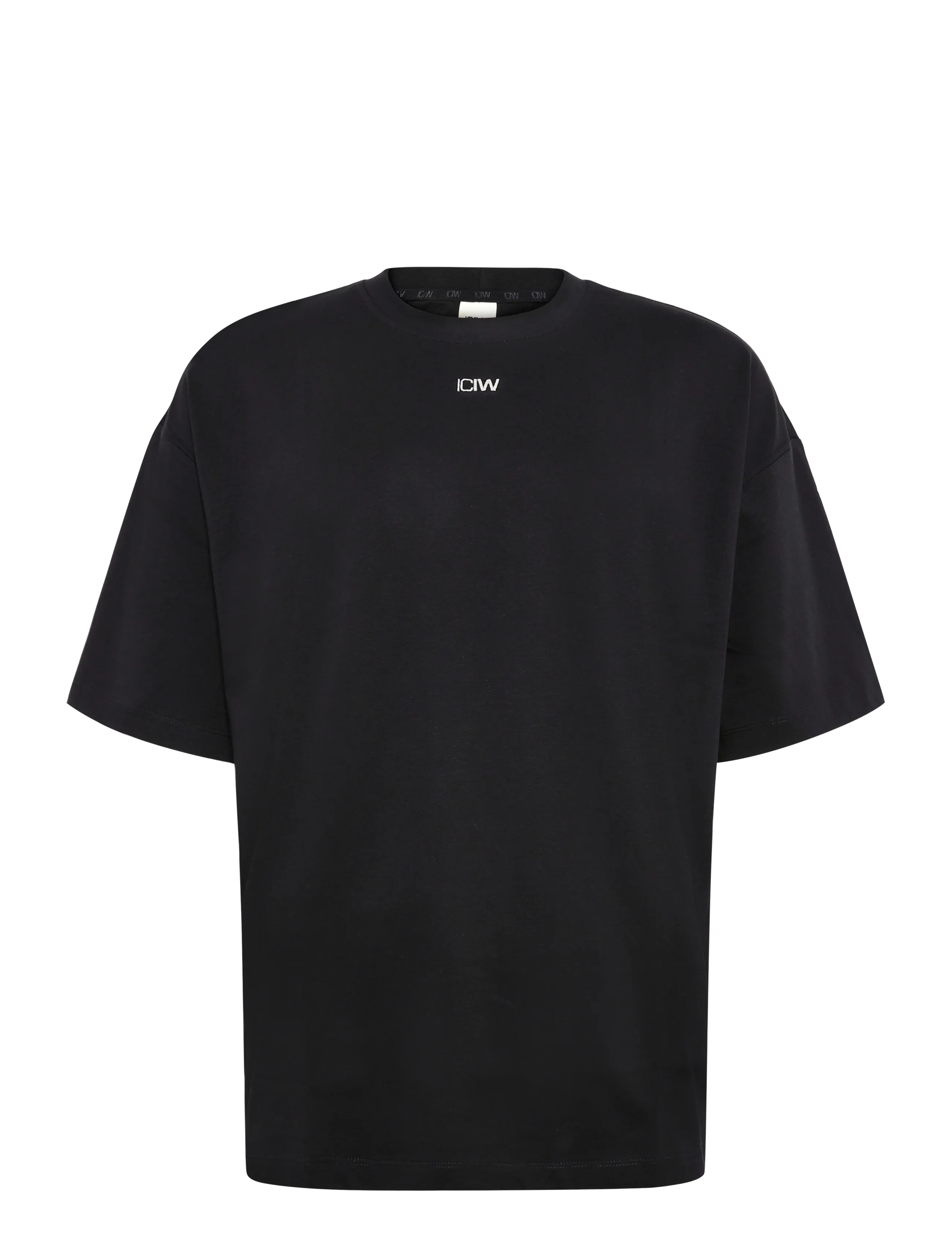 ICANIWILL Everyday Oversized Cotton T-shirt M - Fatnaður - BLACK / black
