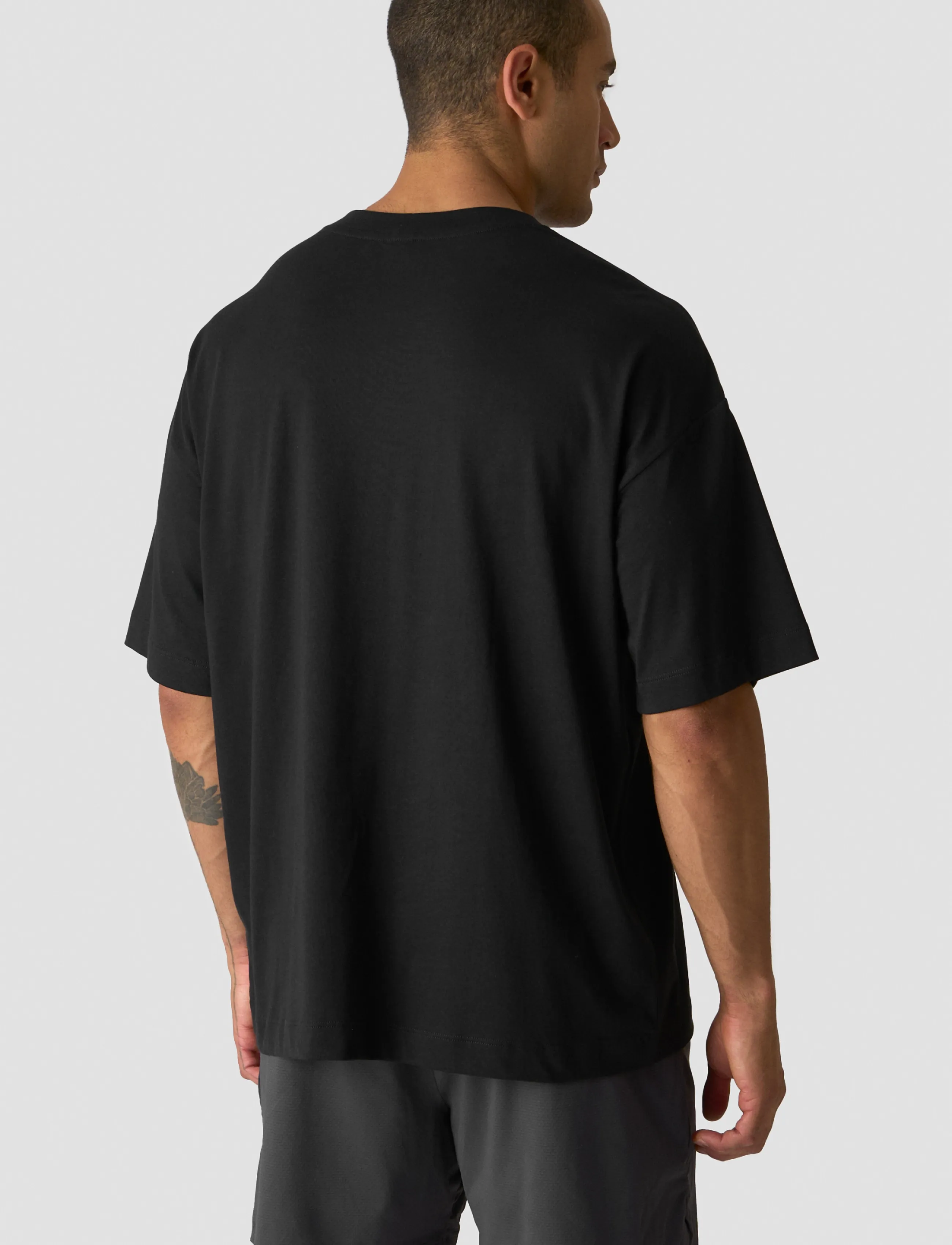 ICANIWILL - Everyday Oversized Cotton T-shirt M - alussärgid ja t-särgid - black - 3