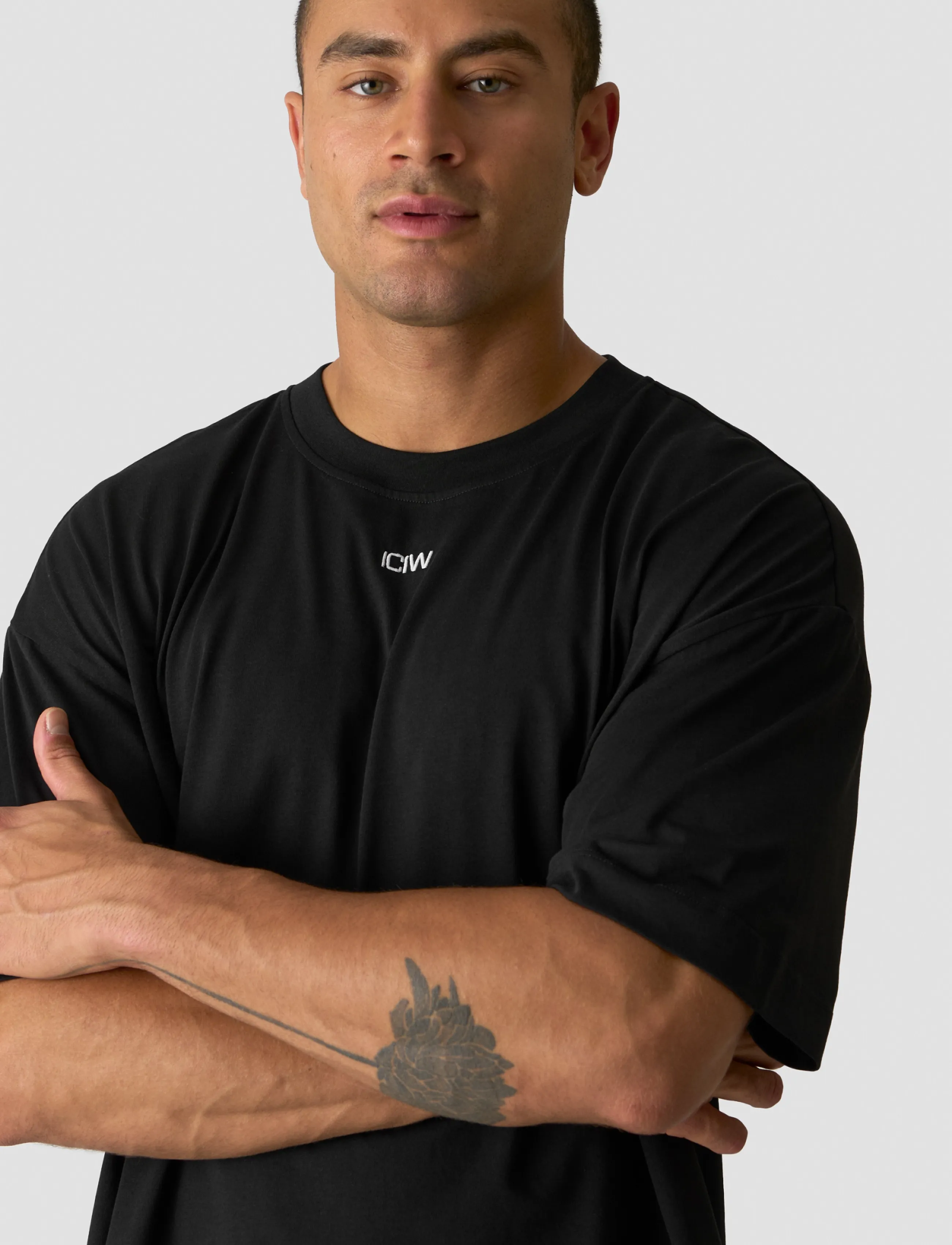 ICANIWILL - Everyday Oversized Cotton T-shirt M - alussärgid ja t-särgid - black - 4