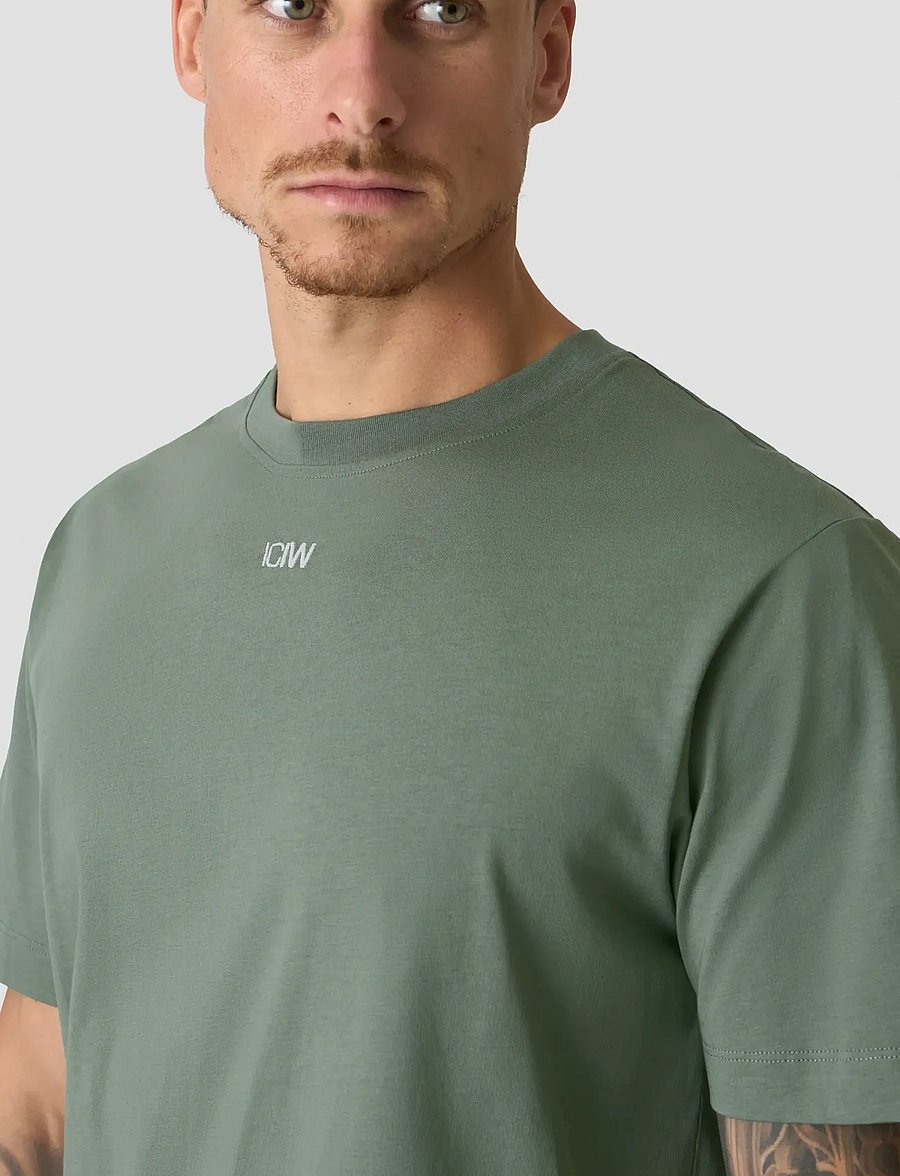 ICANIWILL - Everyday Cotton T-shirt M - t-shirts - sea green - 4