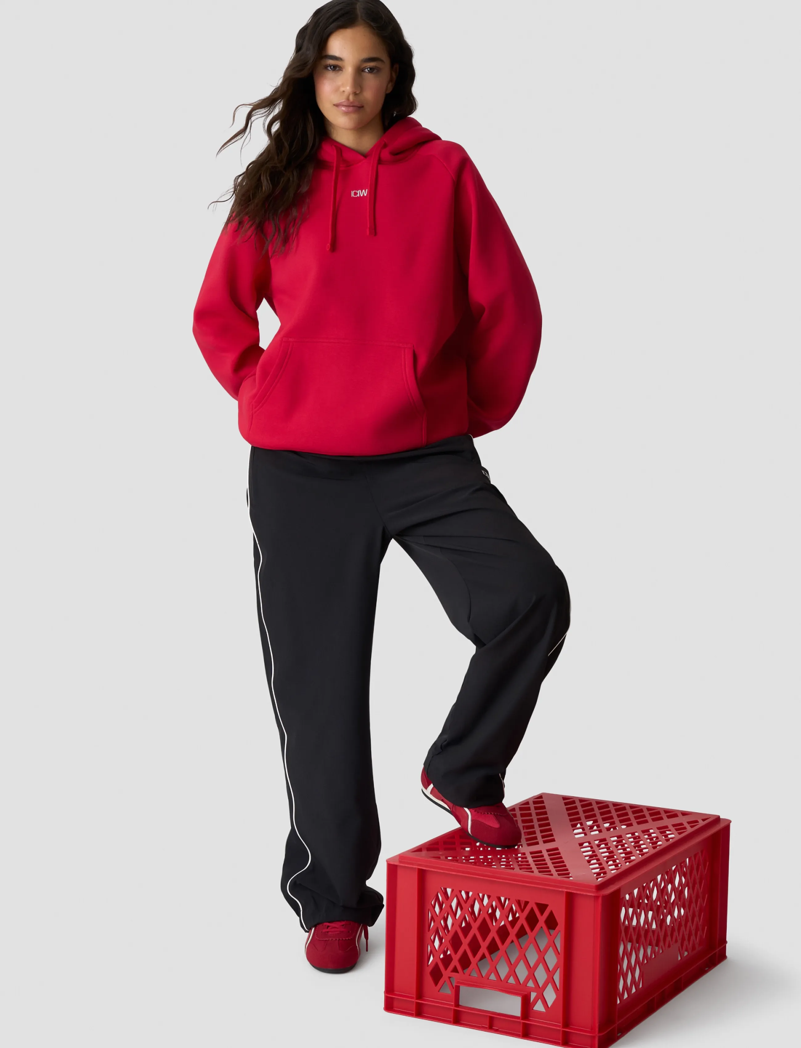 ICANIWILL - Everyday Hoodie W - overdele - bright red - 5