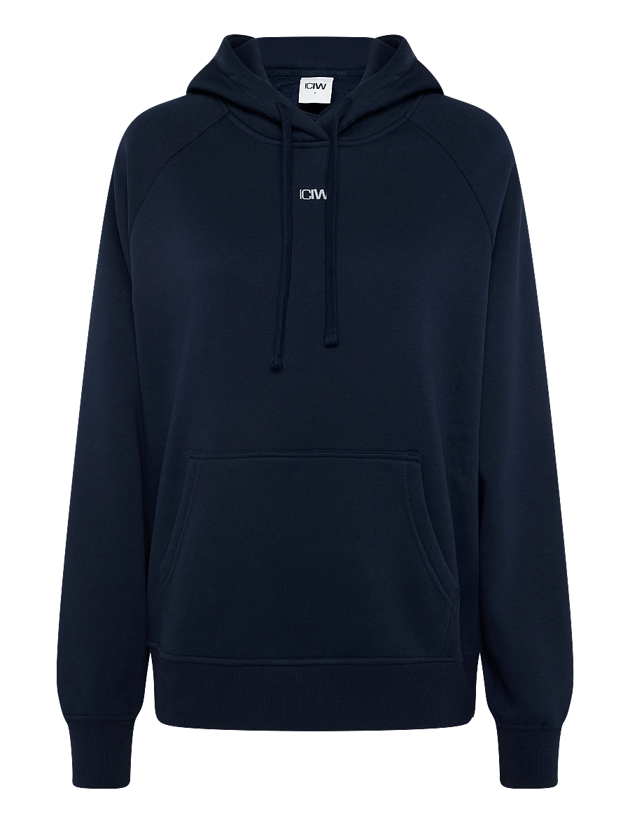 ICANIWILL - Everyday Hoodie W - overdele - midnight blue - 1