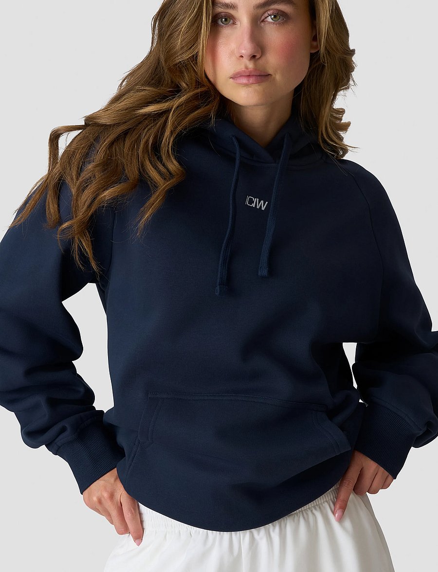 ICANIWILL - Everyday Hoodie W - overdele - midnight blue - 4