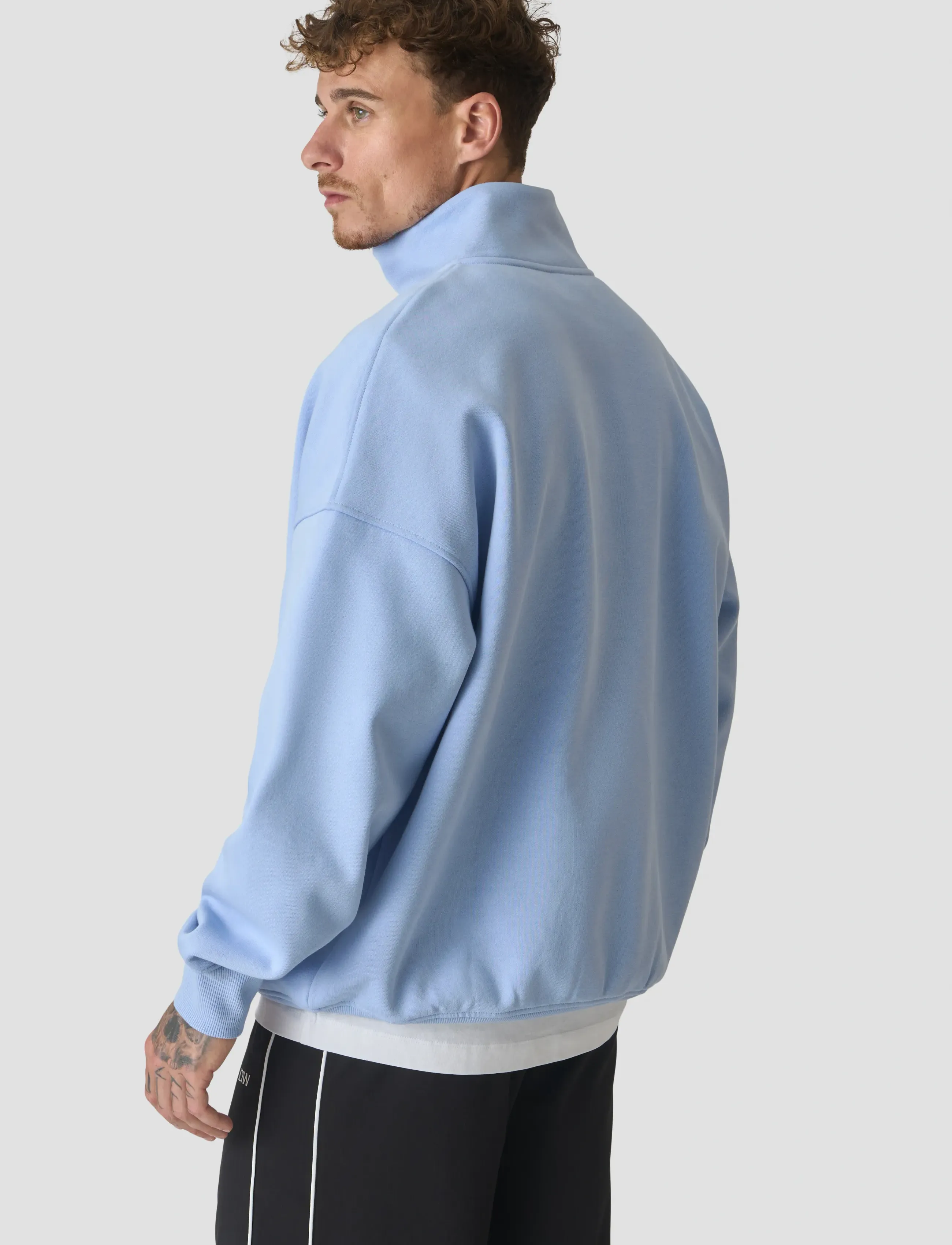 ICANIWILL - Everyday 1/4 Zip Sweatshirt Print M - oberteile - banner blue - 3
