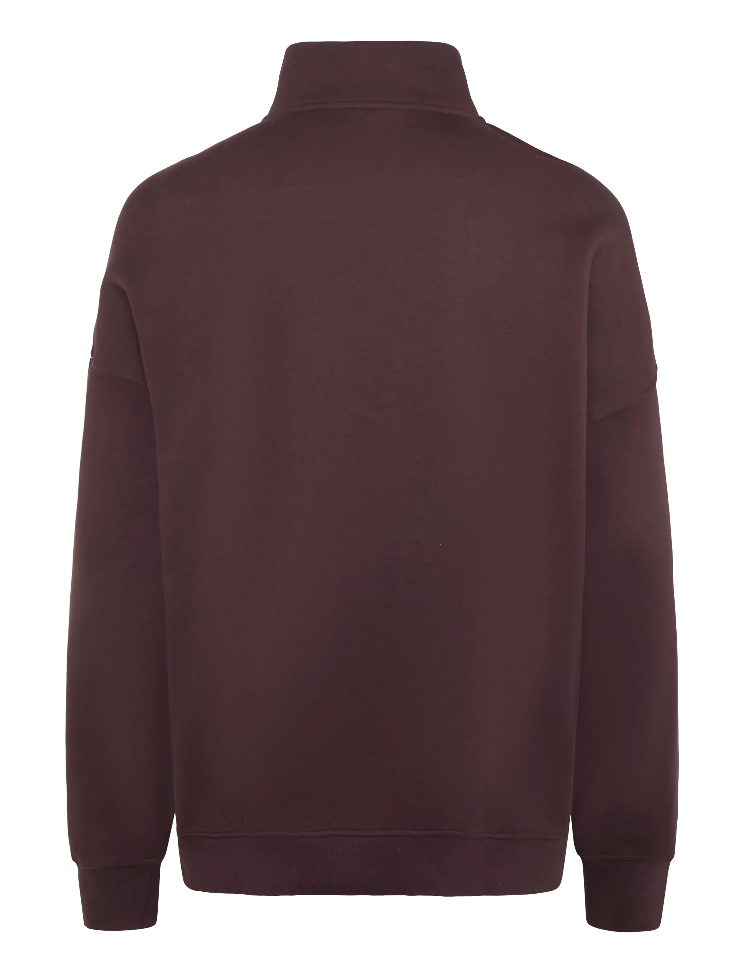 ICANIWILL - Everyday 1/4 Zip Sweatshirt Print M - tops - espresso - 2