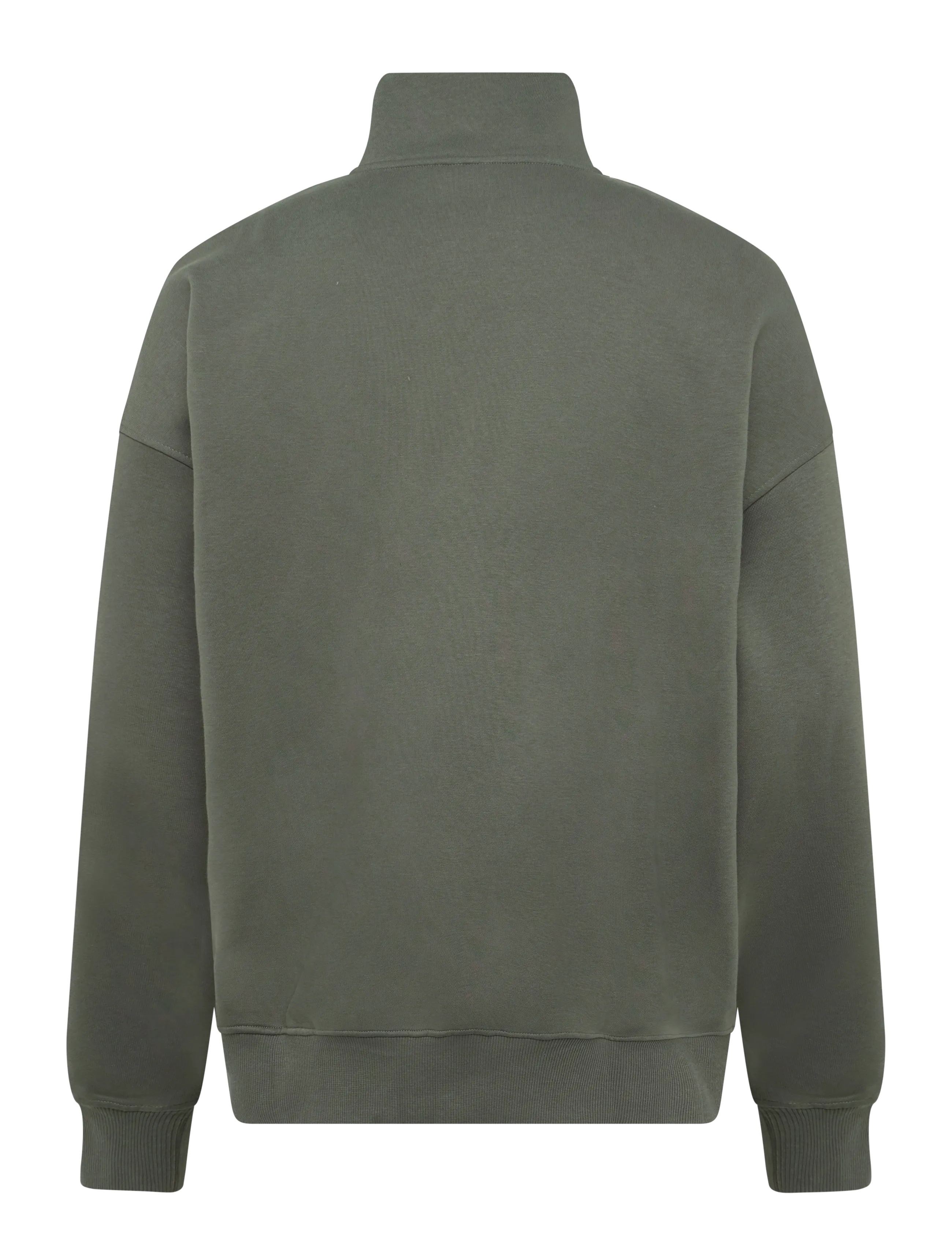 ICANIWILL - Everyday 1/4 Zip Sweatshirt Print M - Överdelar - warm green - 2