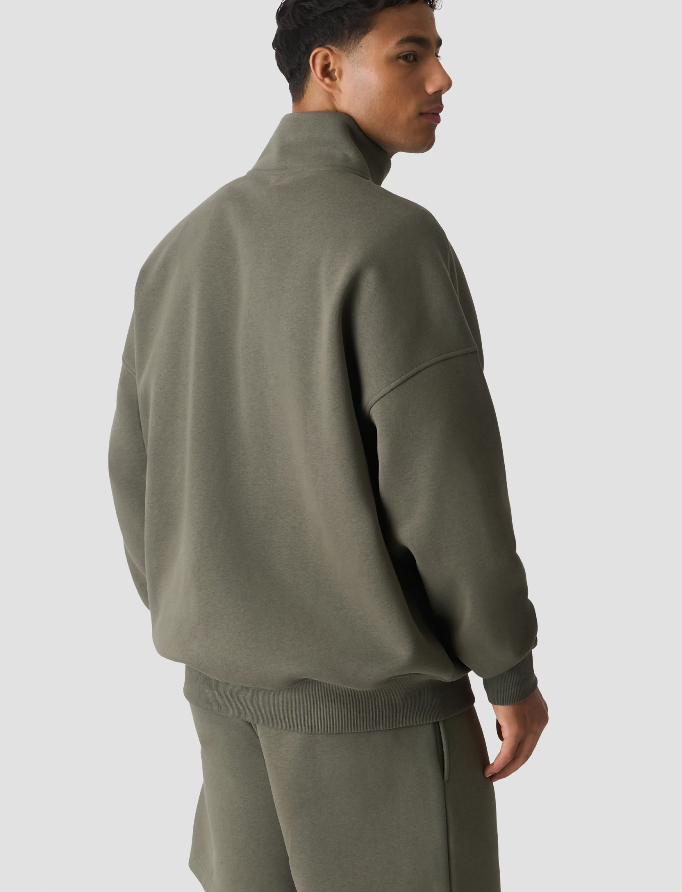 ICANIWILL - Everyday 1/4 Zip Sweatshirt Print M - Överdelar - warm green - 3