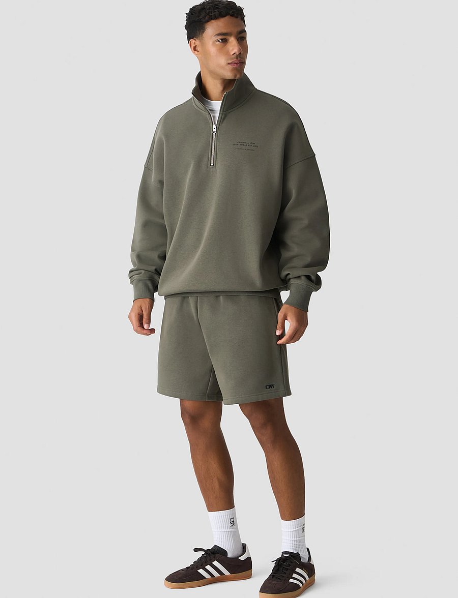 ICANIWILL - Everyday 1/4 Zip Sweatshirt Print M - Överdelar - warm green - 5