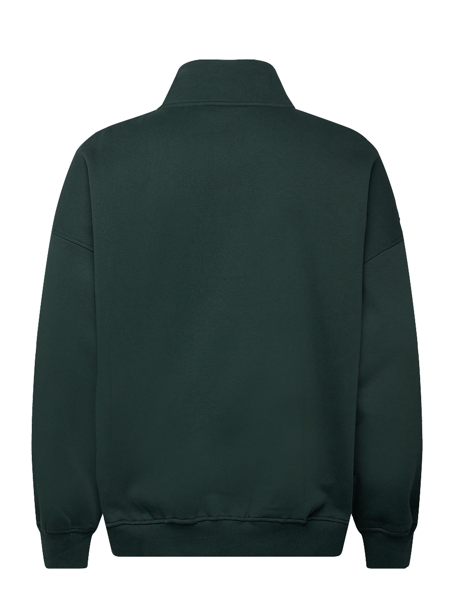 ICANIWILL - Everyday 1/4 Zip Sweatshirt Print M - oberteile - wet green - 2