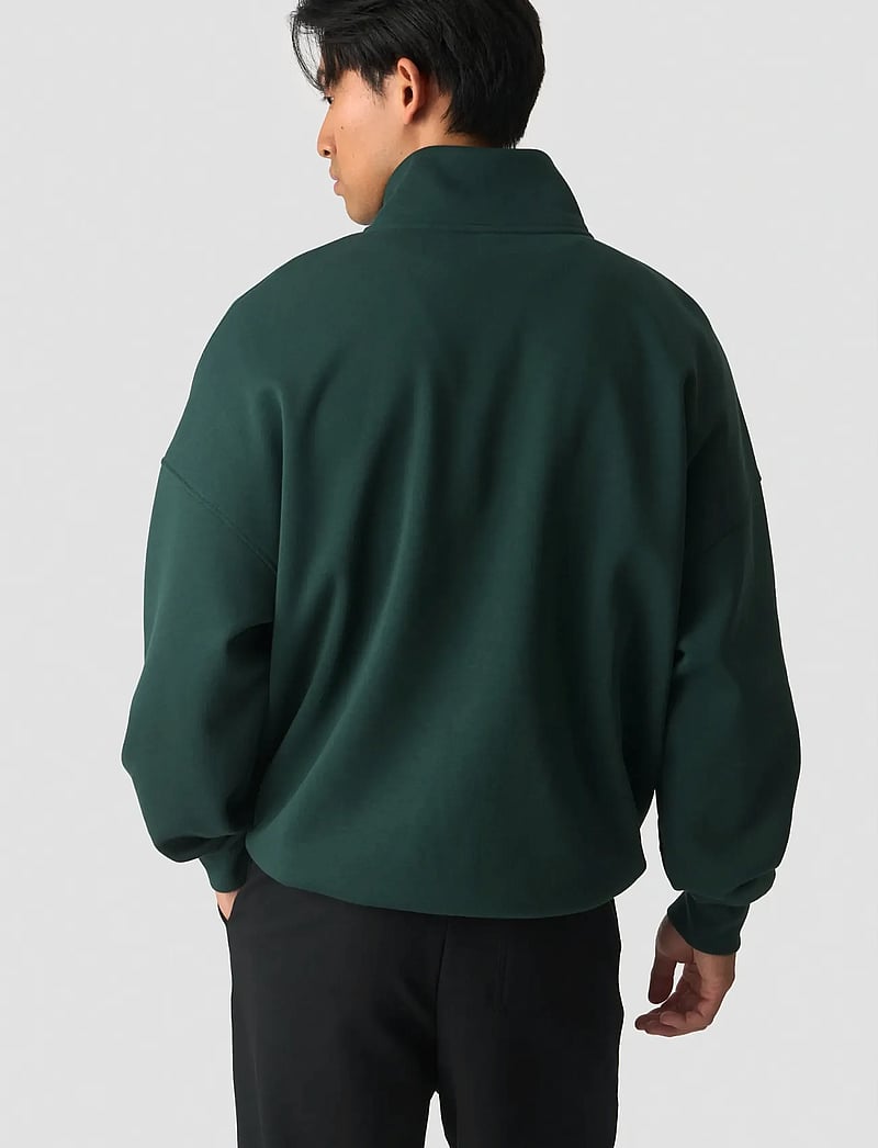 ICANIWILL - Everyday 1/4 Zip Sweatshirt Print M - oberteile - wet green - 3