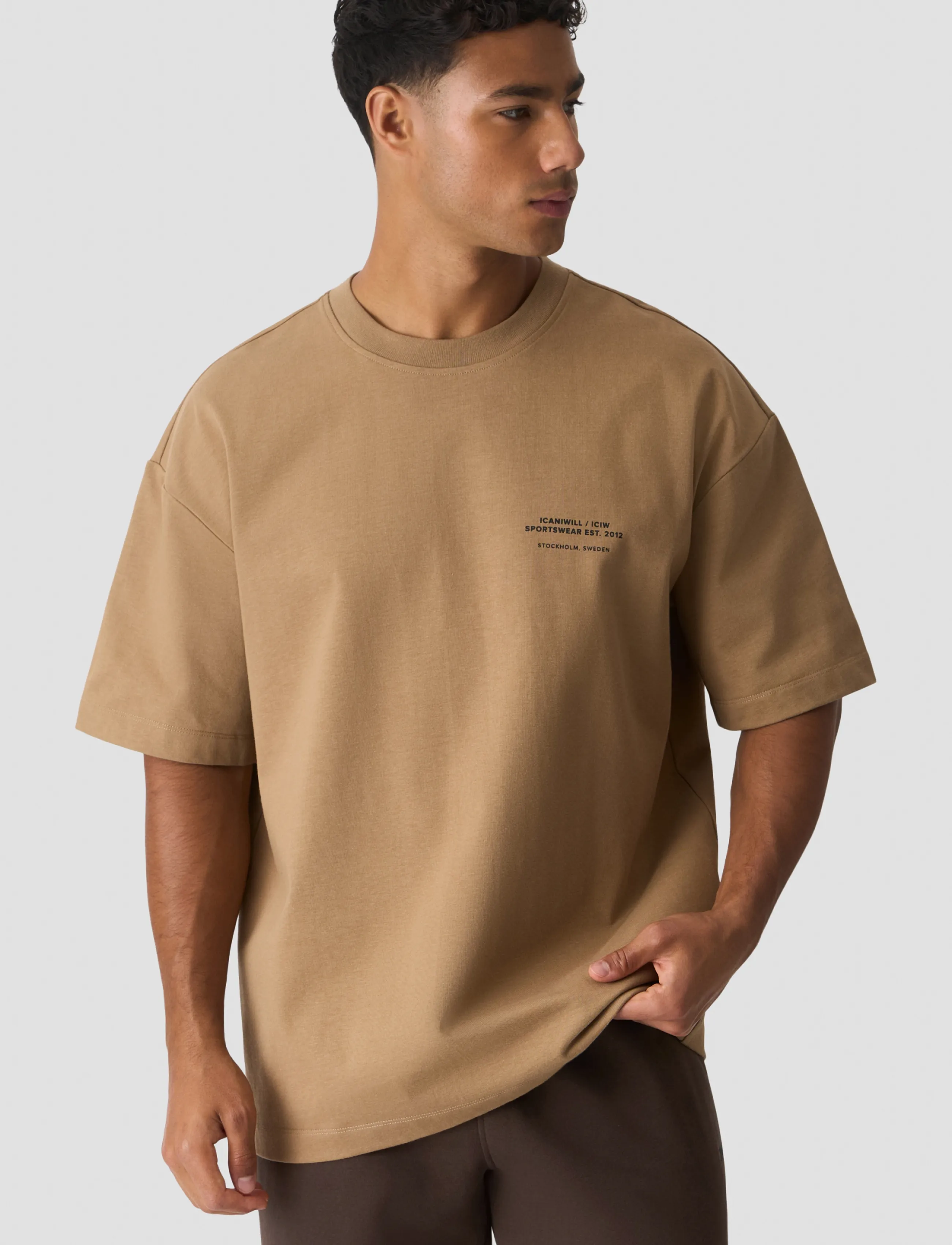 ICANIWILL - Essence Heavy Cotton T-Shirt Print M - t-shirts - cashmere - 0