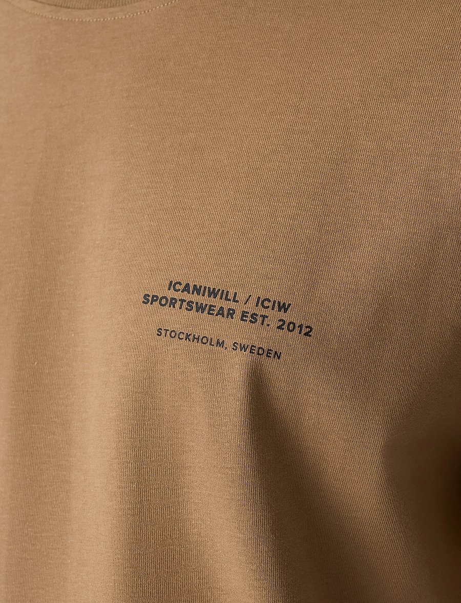 ICANIWILL - Essence Heavy Cotton T-Shirt Print M - t-shirts - cashmere - 5