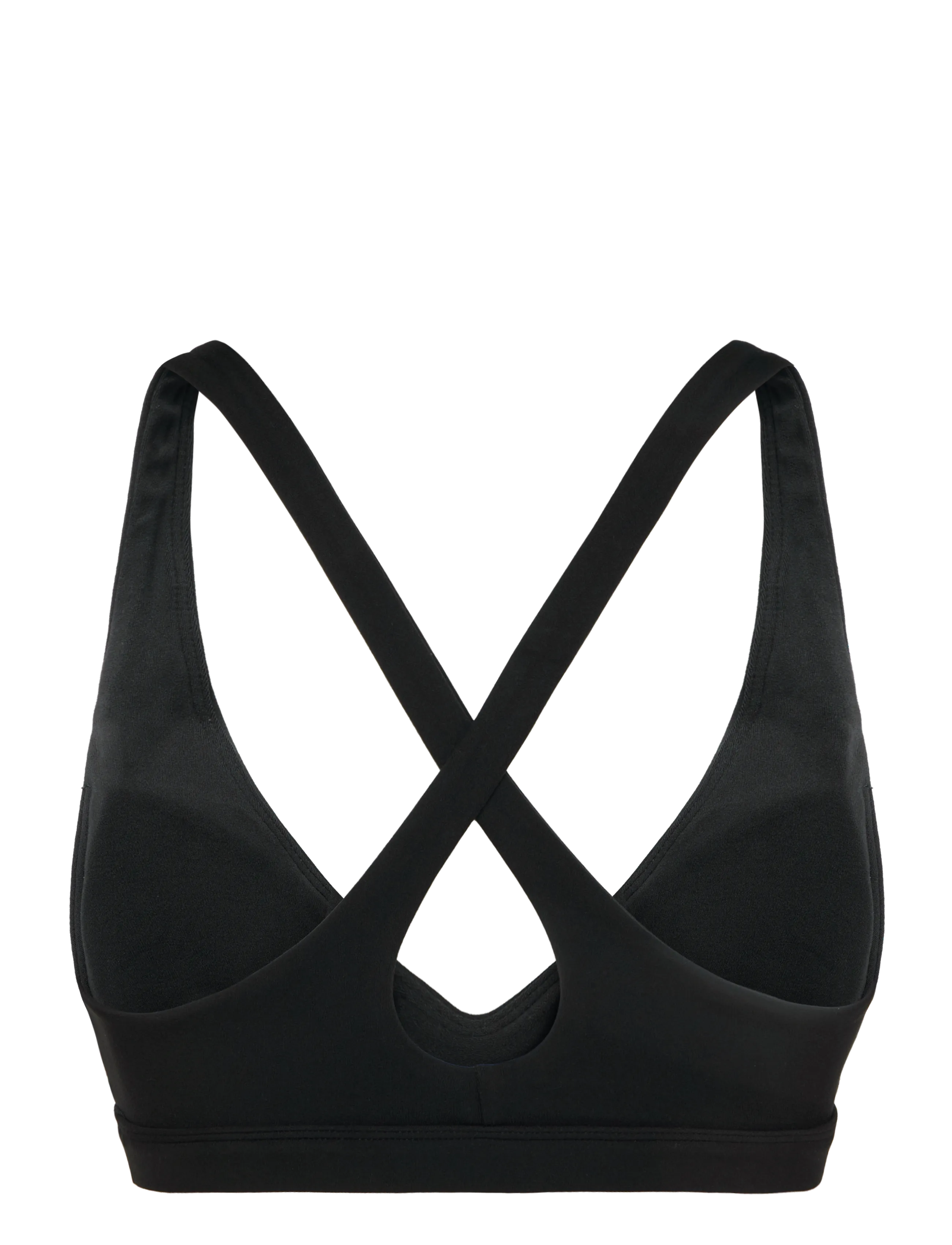 ICANIWILL - Luxe V-neck Sports Bra W - sports-bh'er - black - 2