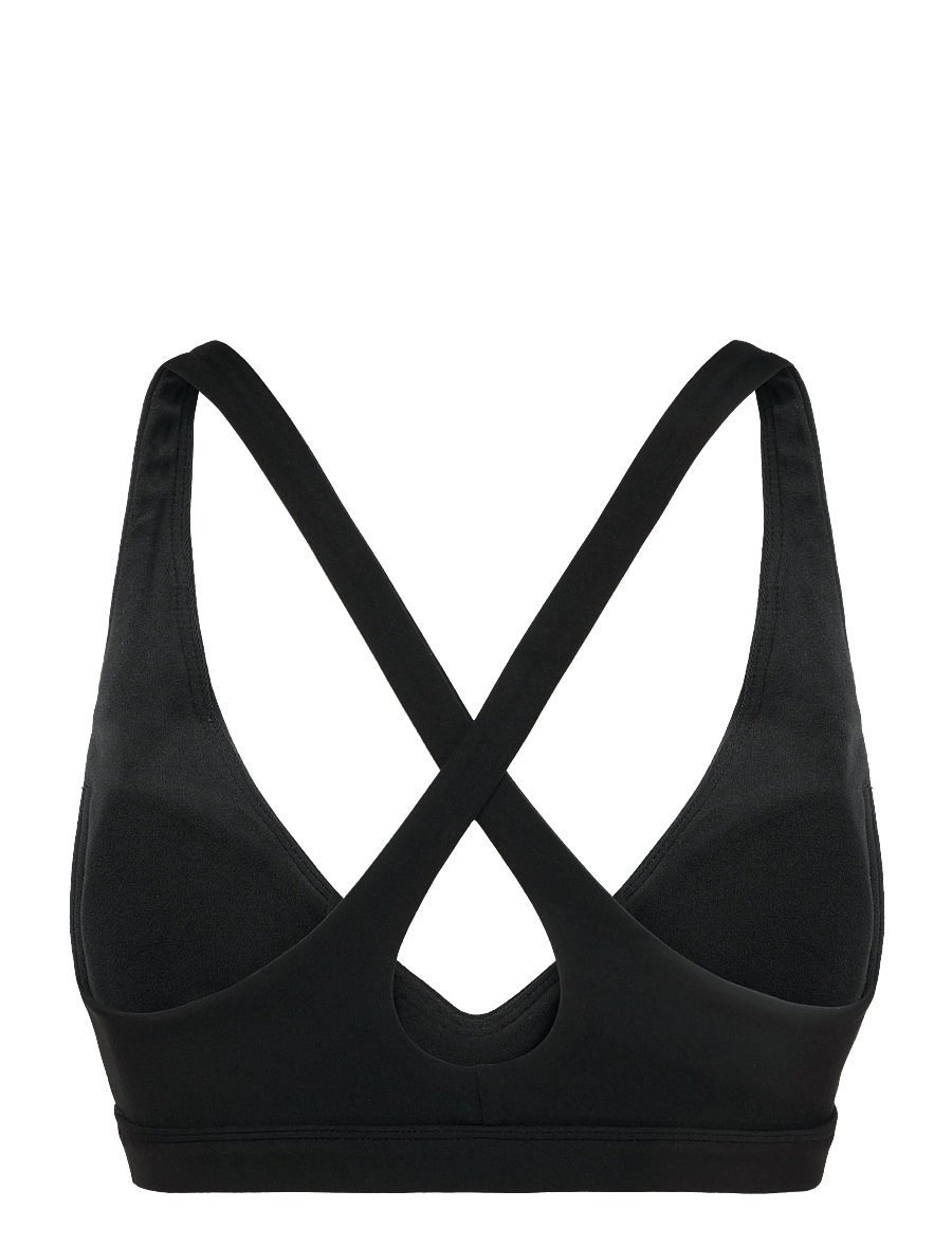 ICANIWILL - Luxe V-neck Sports Bra W - sports-bh'er - black - 2