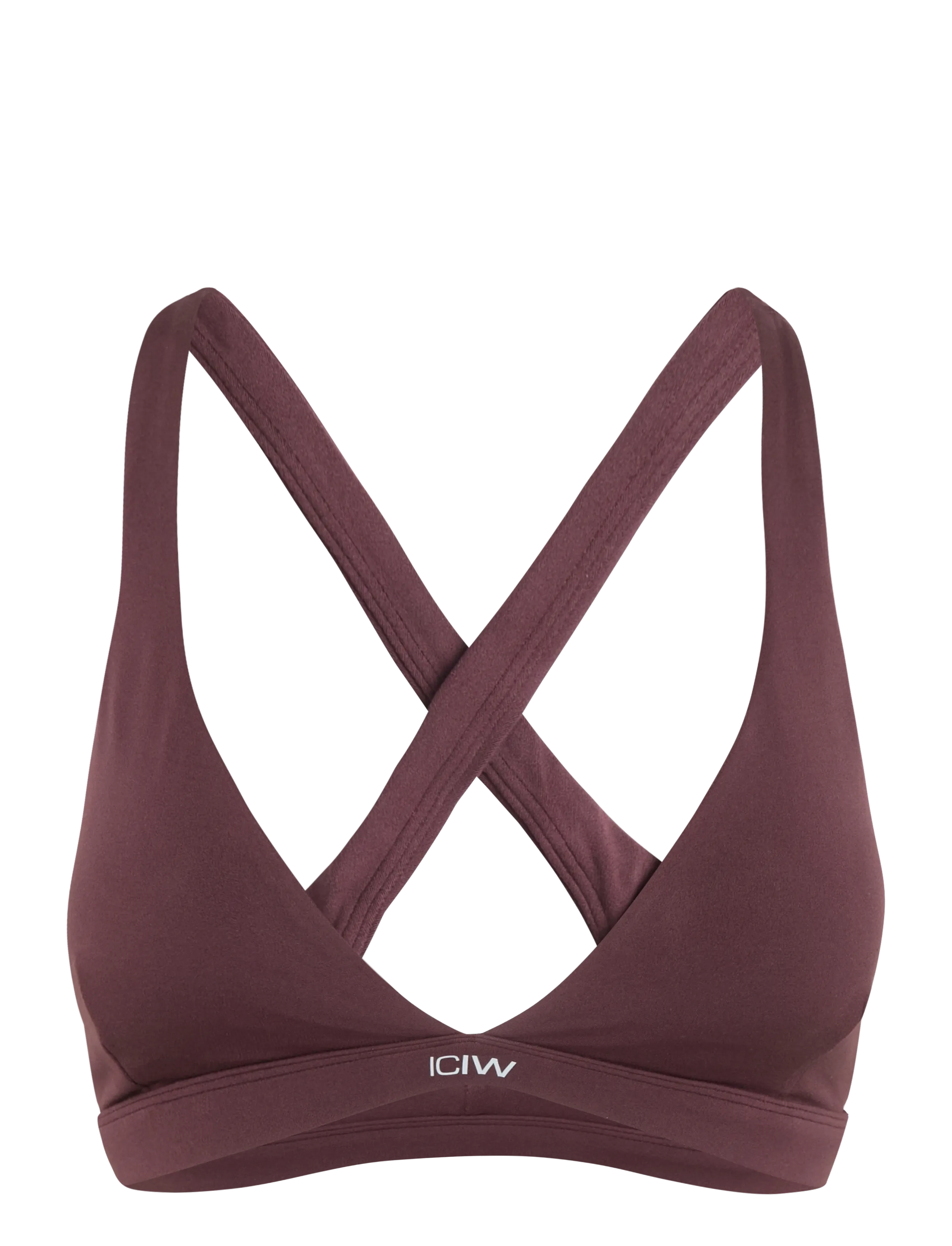 ICANIWILL Luxe V-neck Sports Bra W - Farben der Saison - ESPRESSO / brown