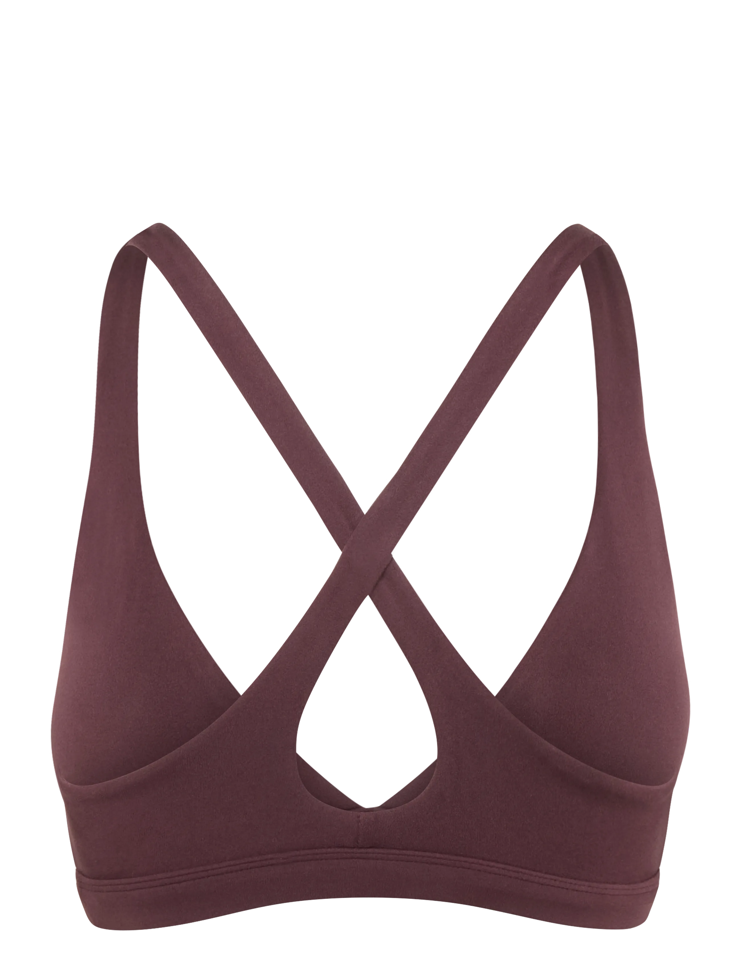 ICANIWILL - Luxe V-neck Sports Bra W - sport-bhs - espresso - 2