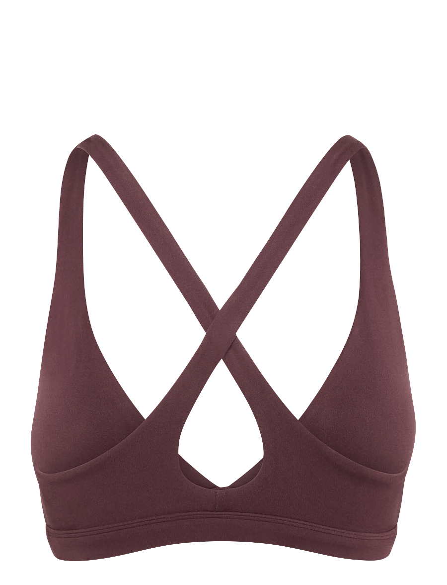 ICANIWILL - Luxe V-neck Sports Bra W - sport-bhs - espresso - 2