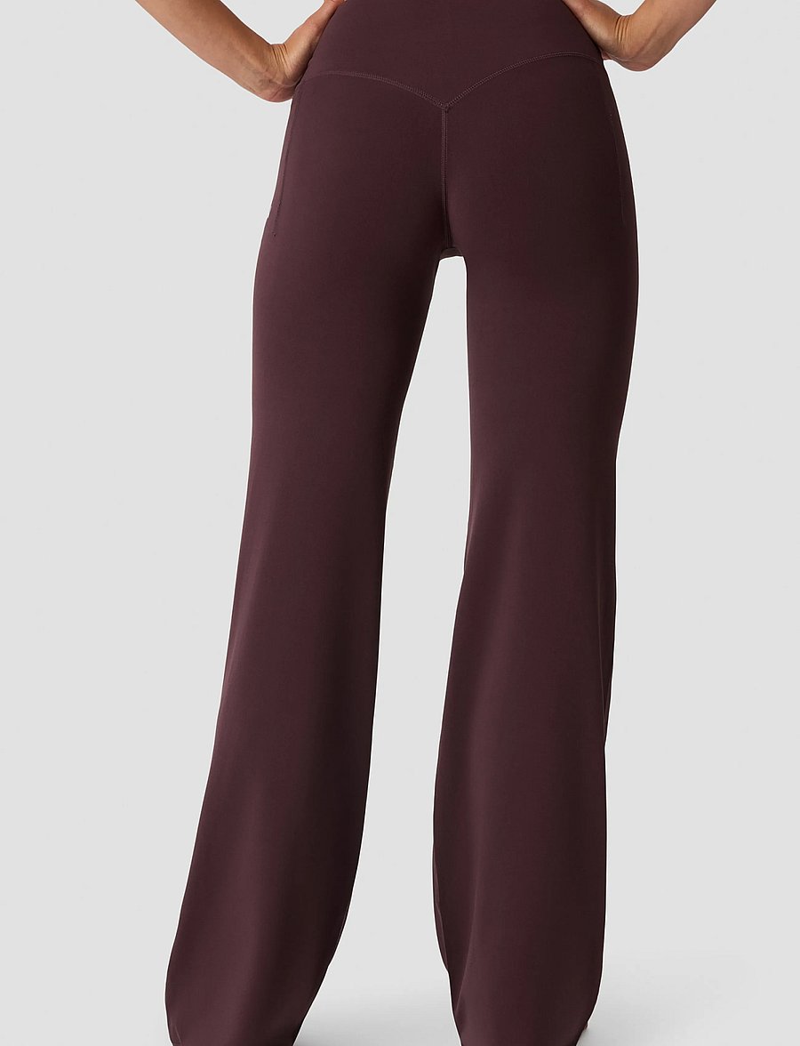 ICANIWILL - Luxe Straight Leg Tights W - volle länge - espresso - 3