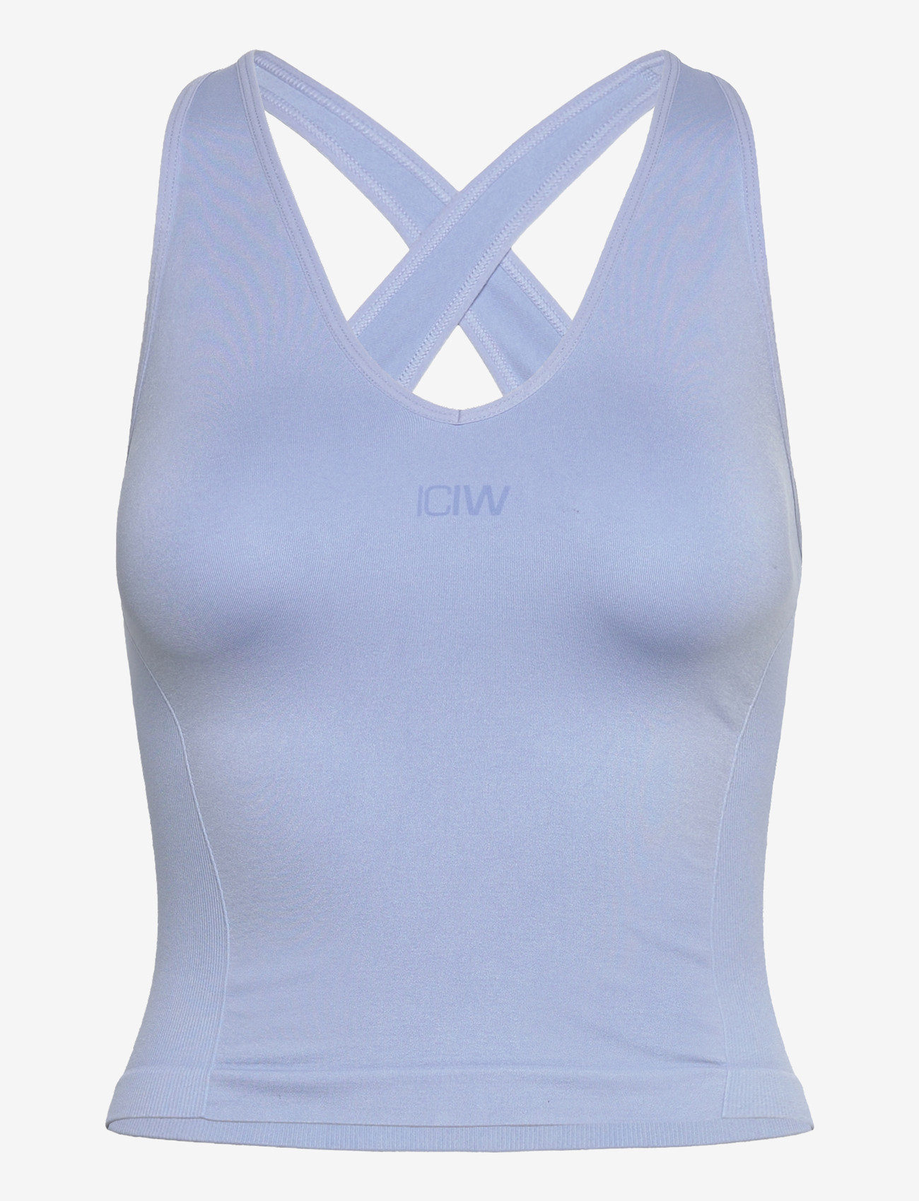 ICANIWILL - Sculpt Seamless V-neck Tank W - tanktops - banner blue - 1