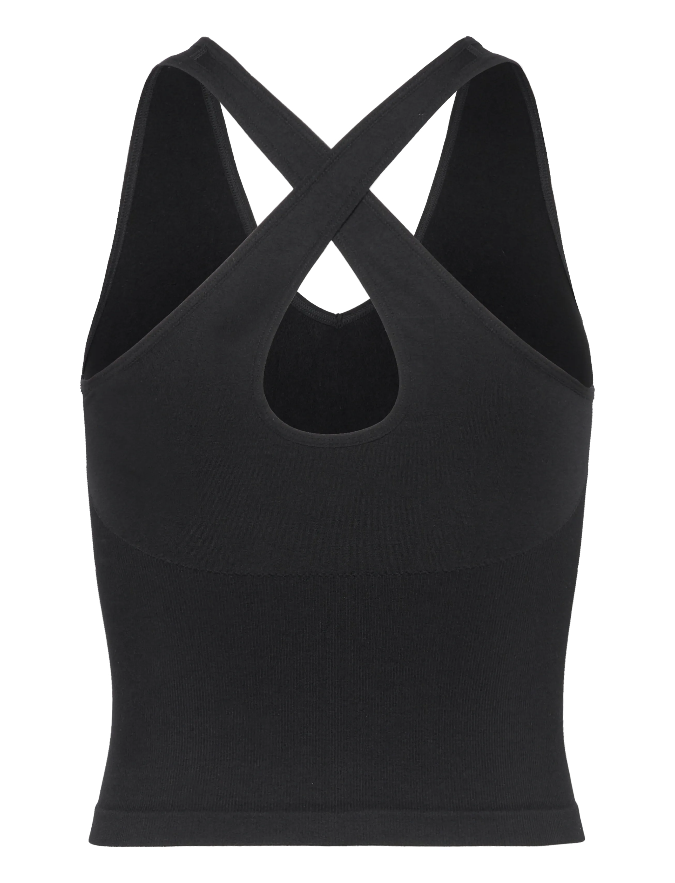 ICANIWILL - Sculpt Seamless V-neck Tank W - tanktops - black - 2