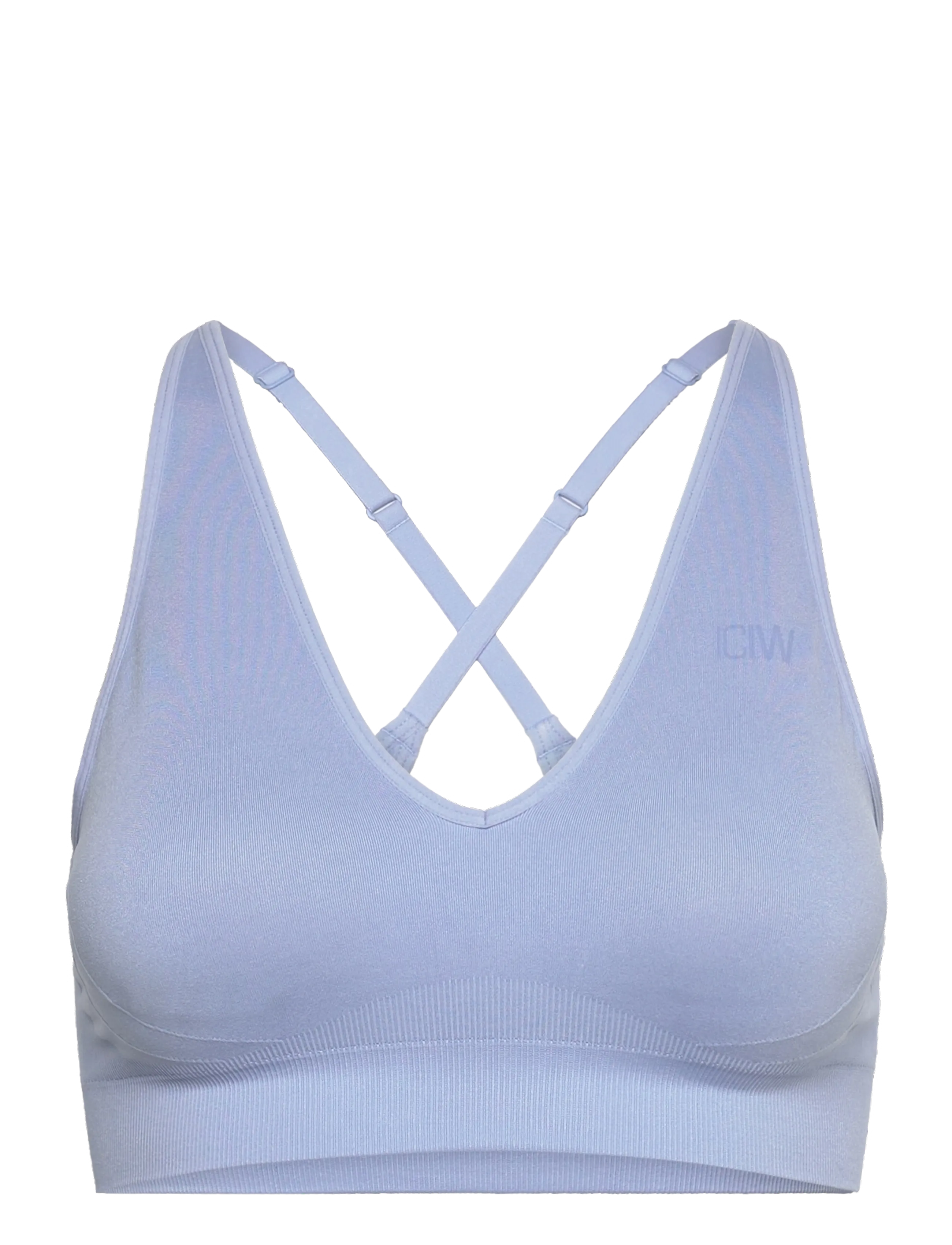 ICANIWILL Sculpt Seamless V-neck Sports Bra - Bras - BANNER BLUE / blue