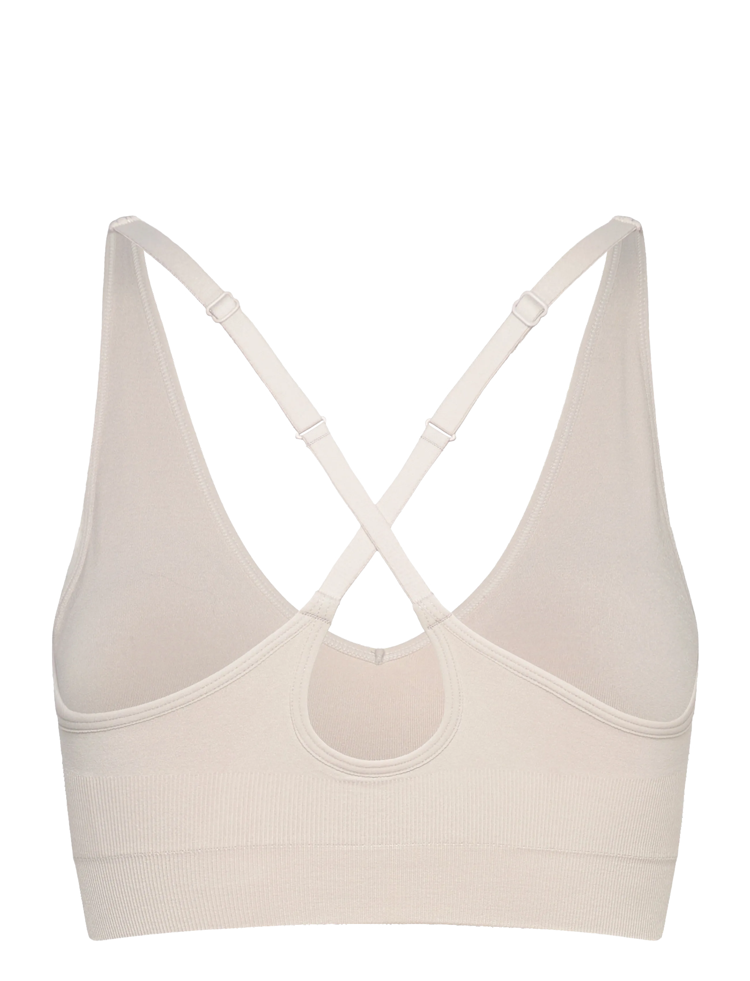 ICANIWILL - Sculpt Seamless V-neck Sports Bra - sport brjóstahaldarar - light dusty beige - 2