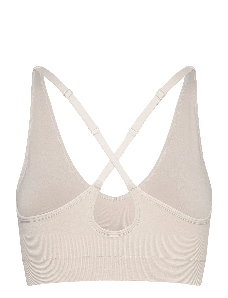 ICANIWILL - Sculpt Seamless V-neck Sports Bra - sport brjóstahaldarar - light dusty beige - 2