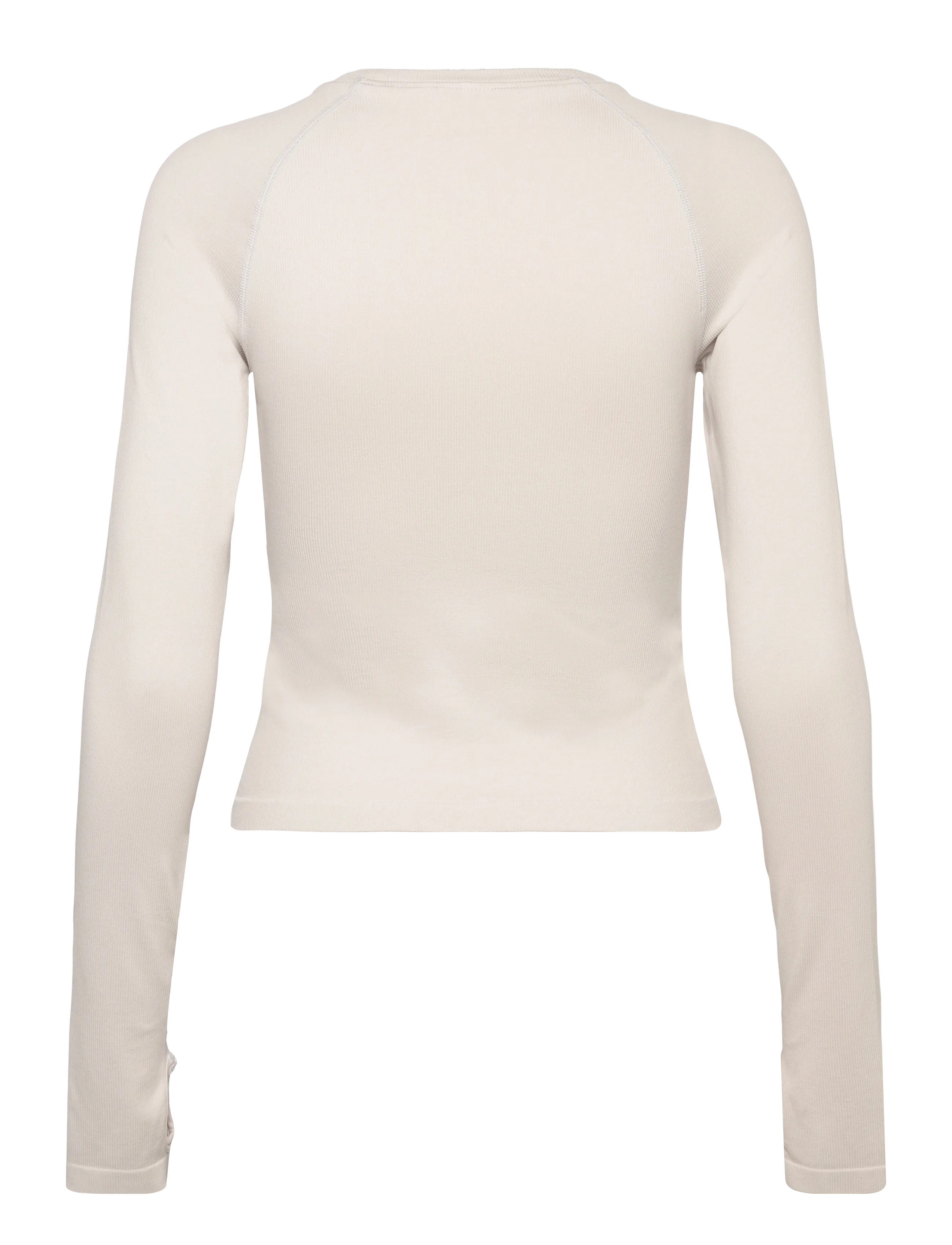 ICANIWILL - Sculpt Seamless Ribbed LS W - spordisärgid - light dusty beige - 2
