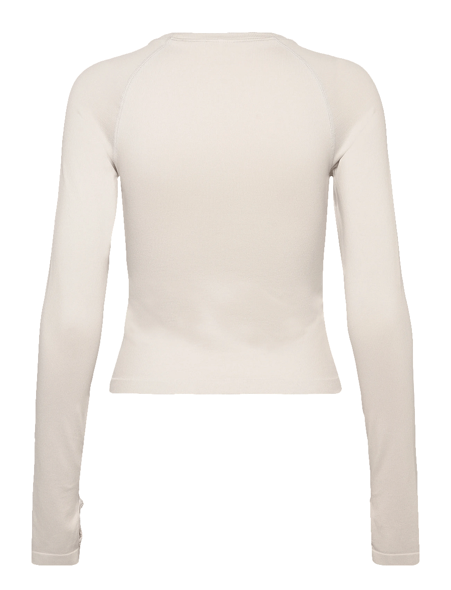 ICANIWILL - Sculpt Seamless Ribbed LS W - pikkade varrukatega alussärgid - light dusty beige - 2