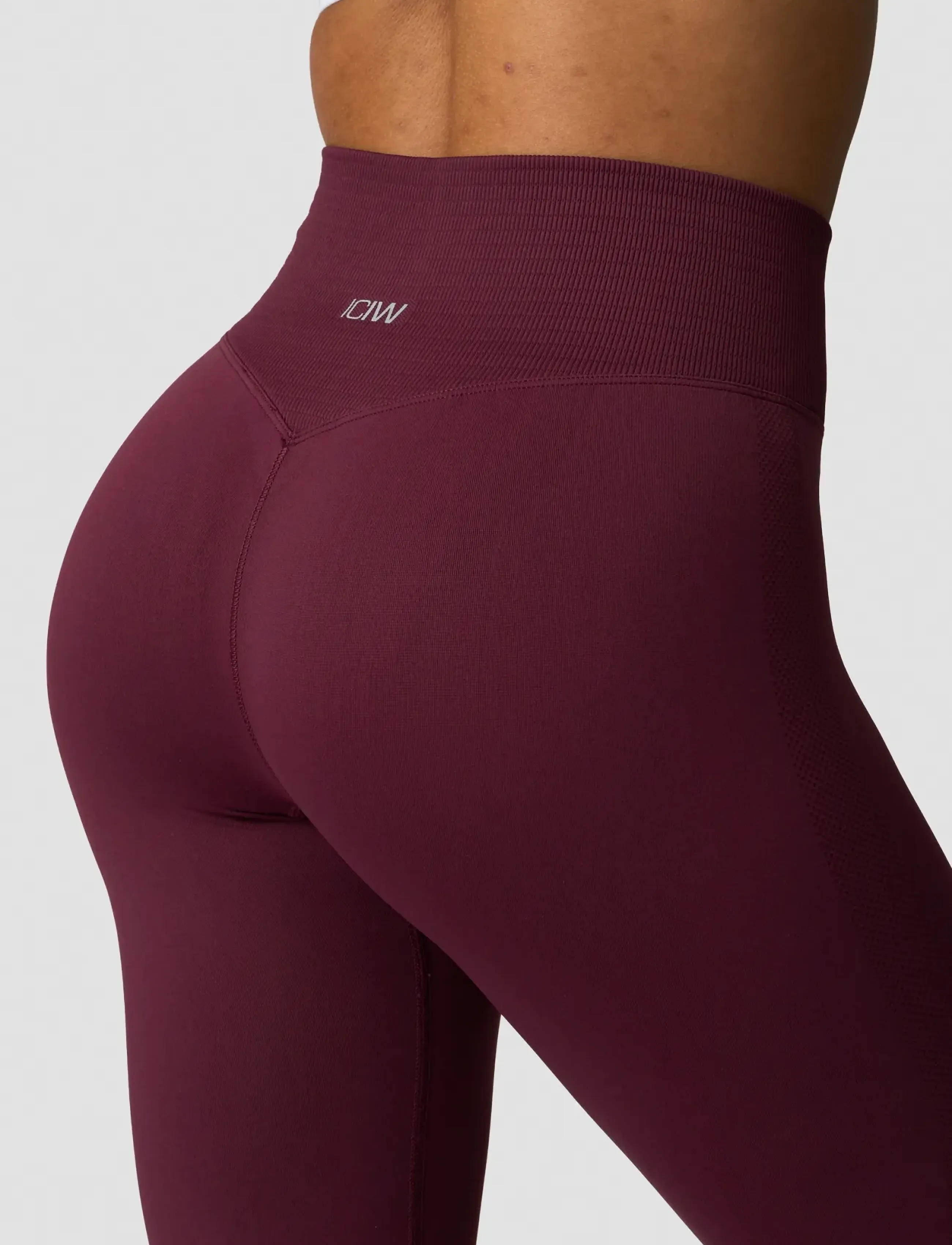 ICANIWILL - Define Seamless V-shape Tights - volle länge - dark mahogany - 5