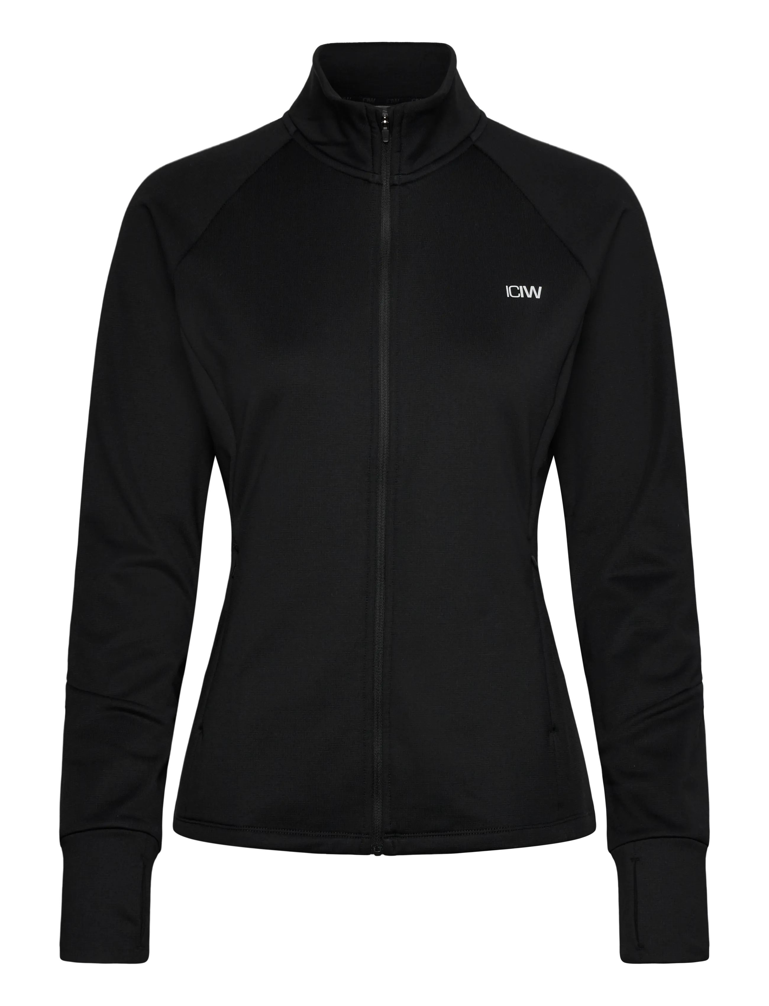 ICANIWILL Essential Thermal Training Jacket W-Black-XS - Jakker - BLACK / black