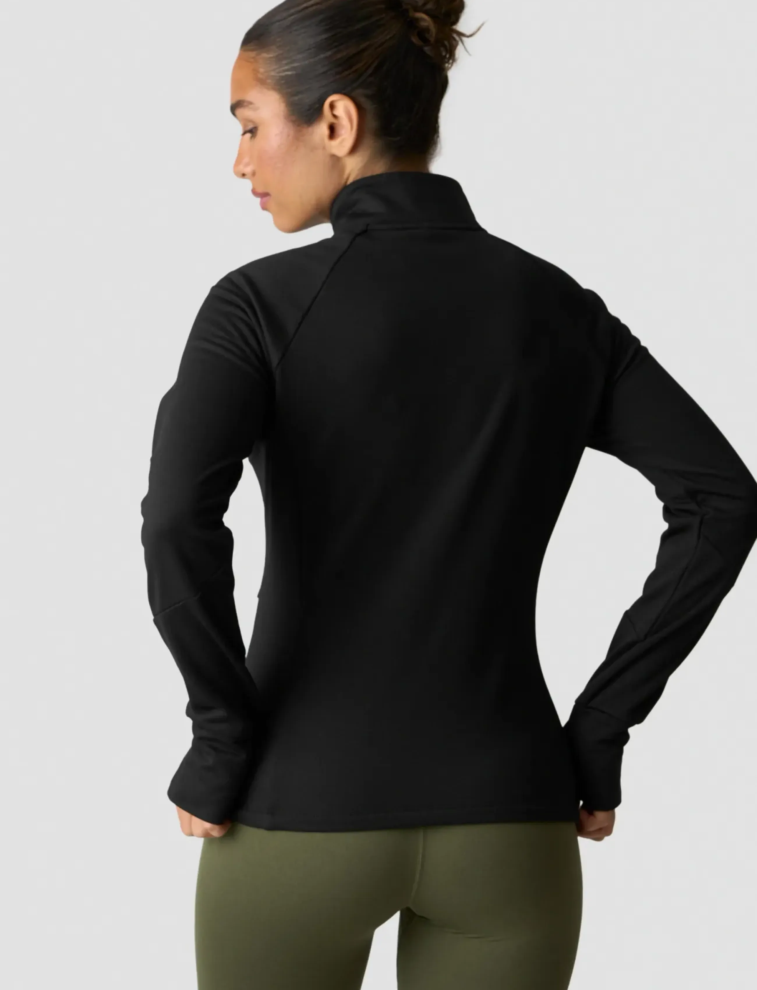 ICANIWILL - Essential Thermal Training Jacket W-Dark Grey-XL - sportjacken - black - 4