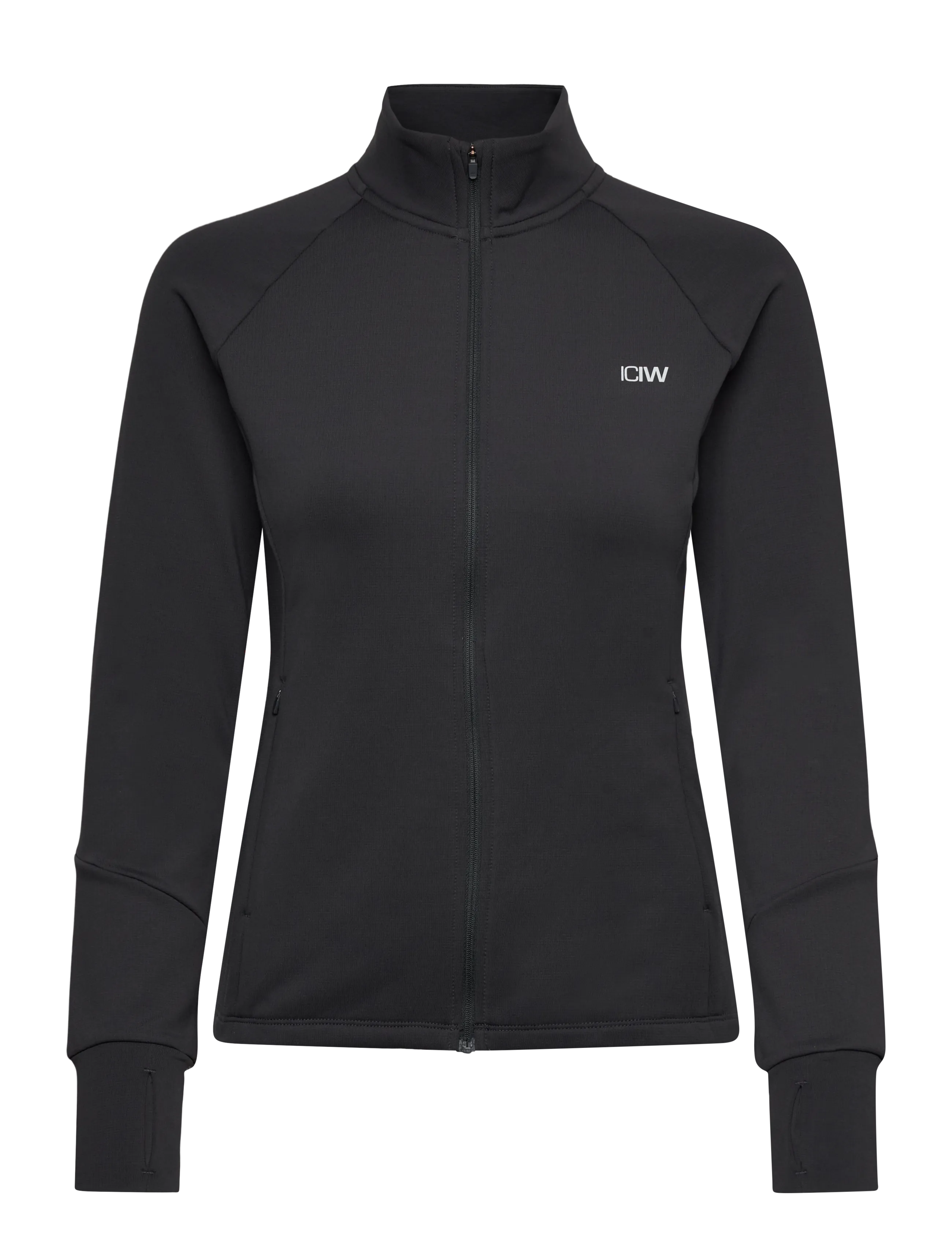 ICANIWILL Essential Thermal Training Jacket W-Black-S - Jakker - DARK GREY / grey